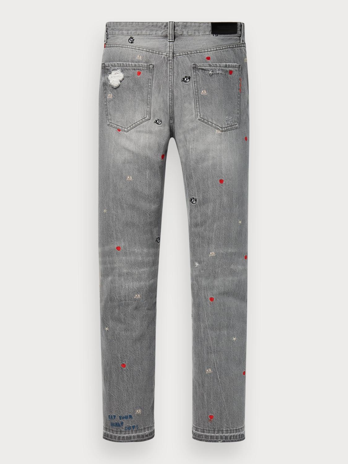 scotch and soda felix the cat jeans