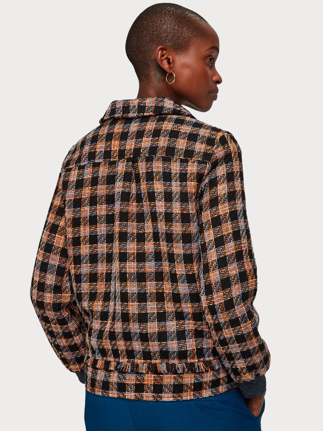 Scotch & Soda Checked Trucker Jacket - Lyst