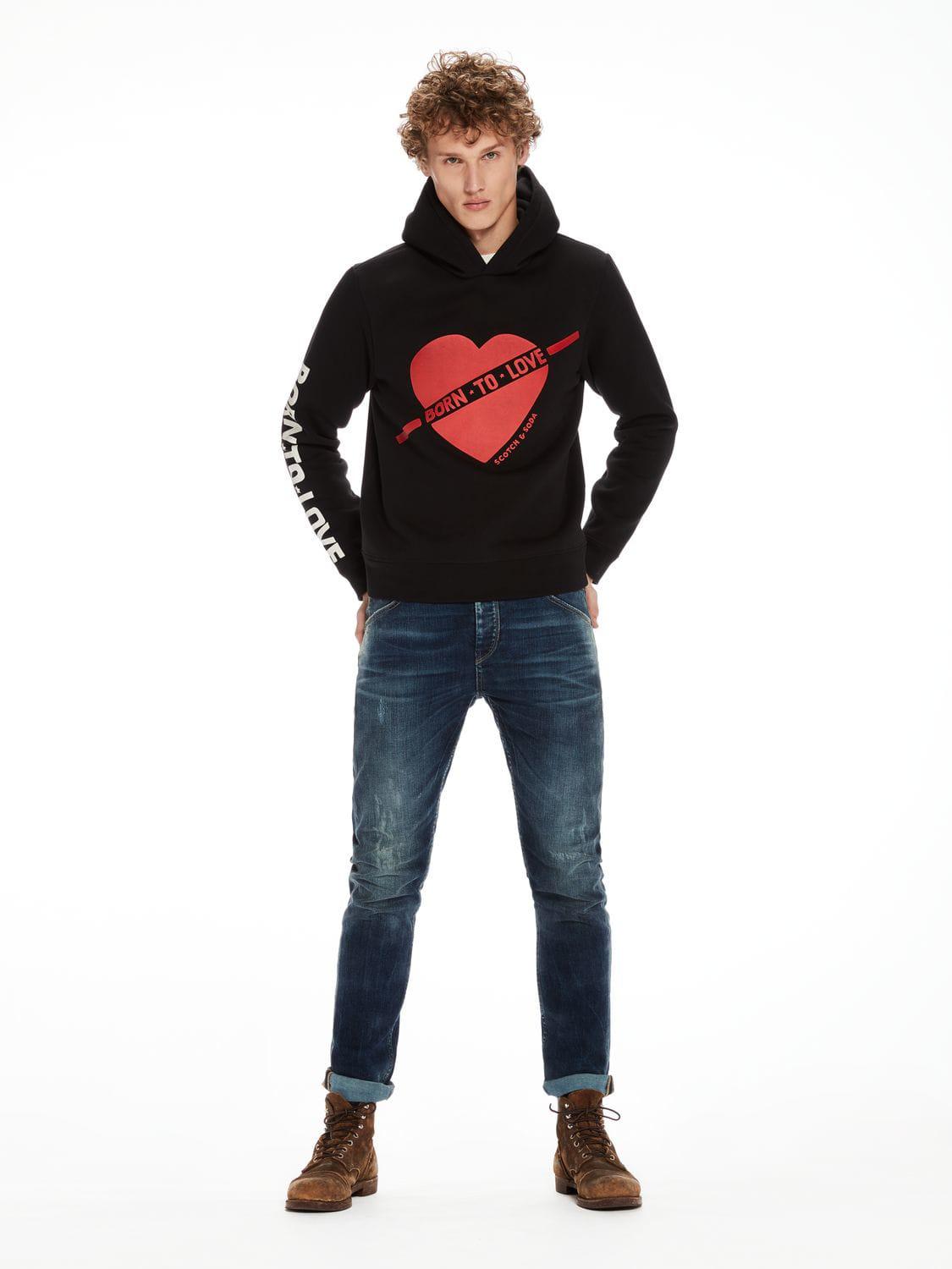 scotch and soda born to love hoodie