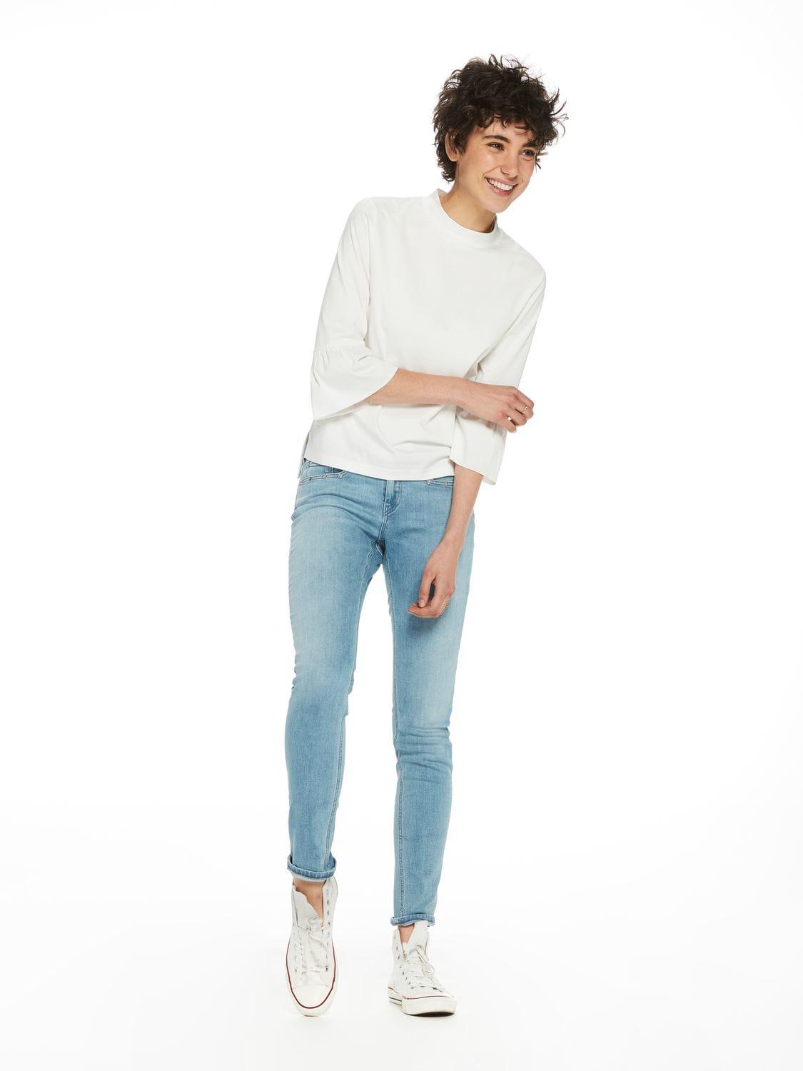 Scotch \u0026 Soda Cotton La Bohemienne - Butter Blauw Stone Mid-rise Skinny Fit  in Blue - Lyst