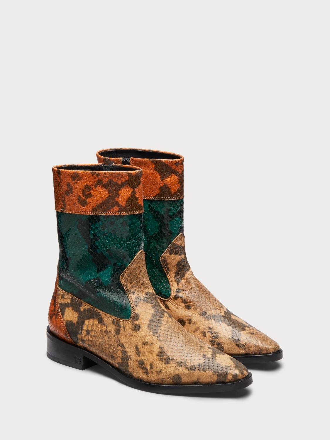 Scotch \u0026 Soda Abbey 75106 Enkellaarsjes Enkelboots Dames Zwart - Schoenen.nl