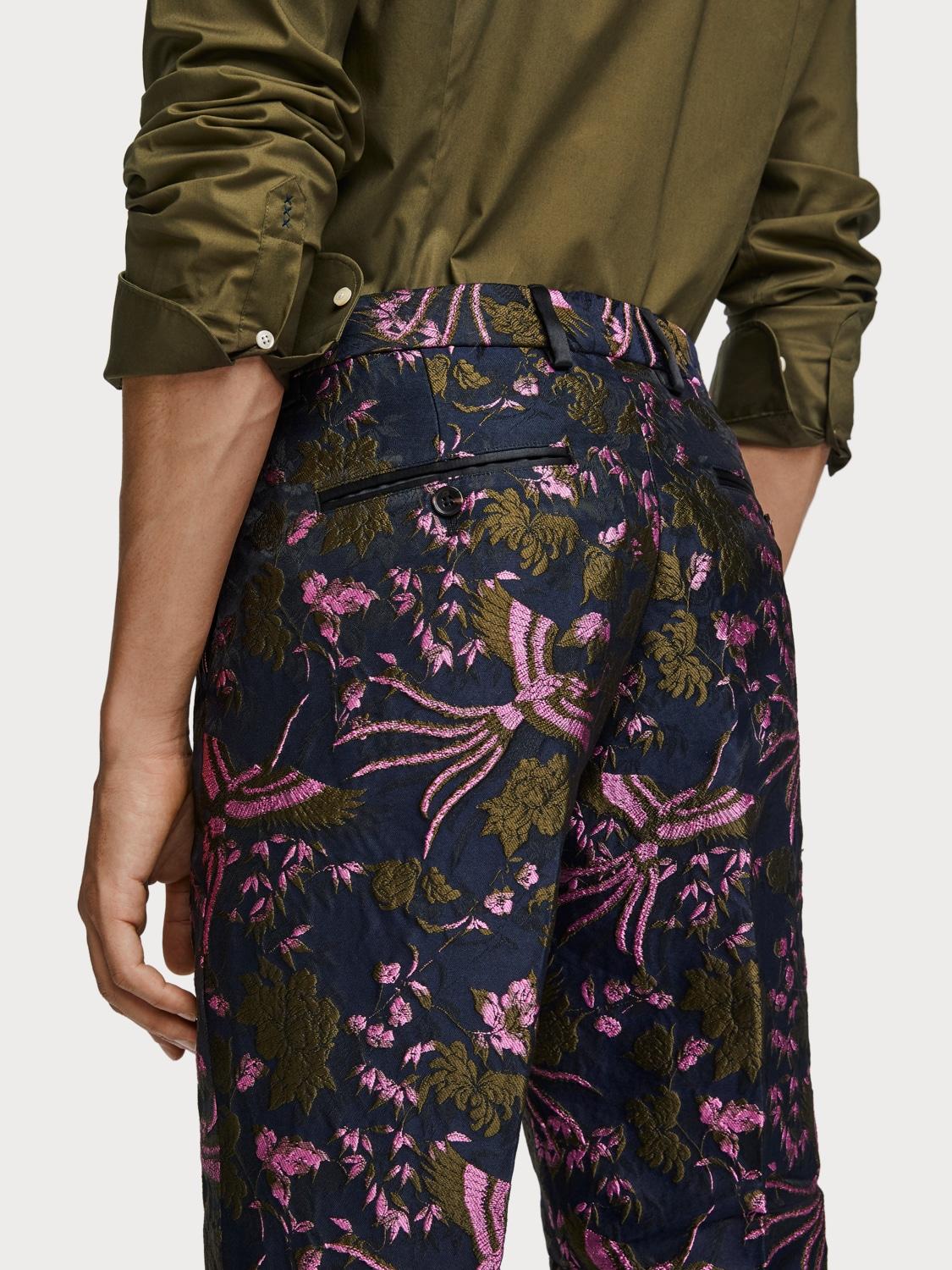 Scotch \u0026 Soda Satin Jacquard Trousers 