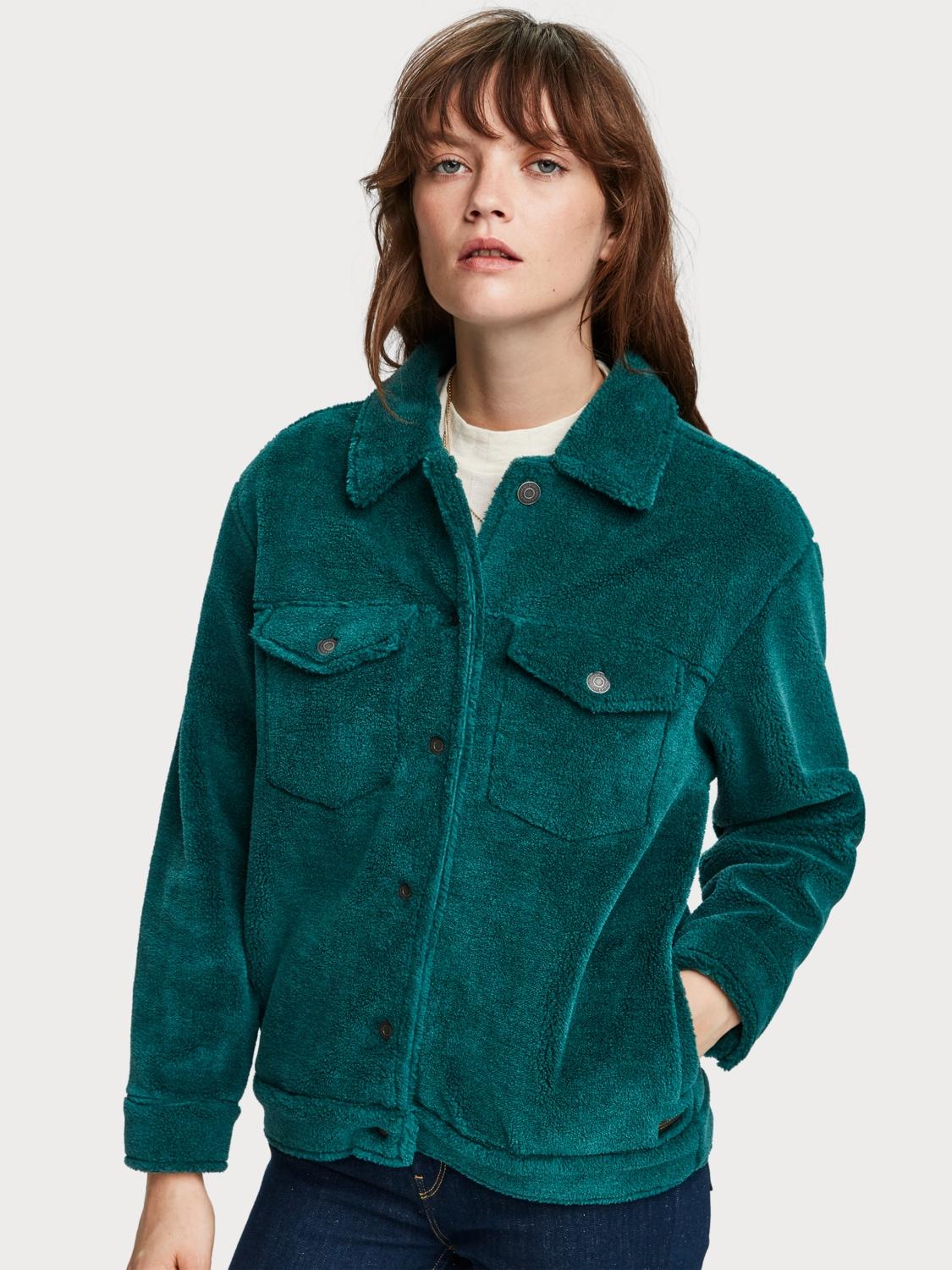 teddy trucker jacket