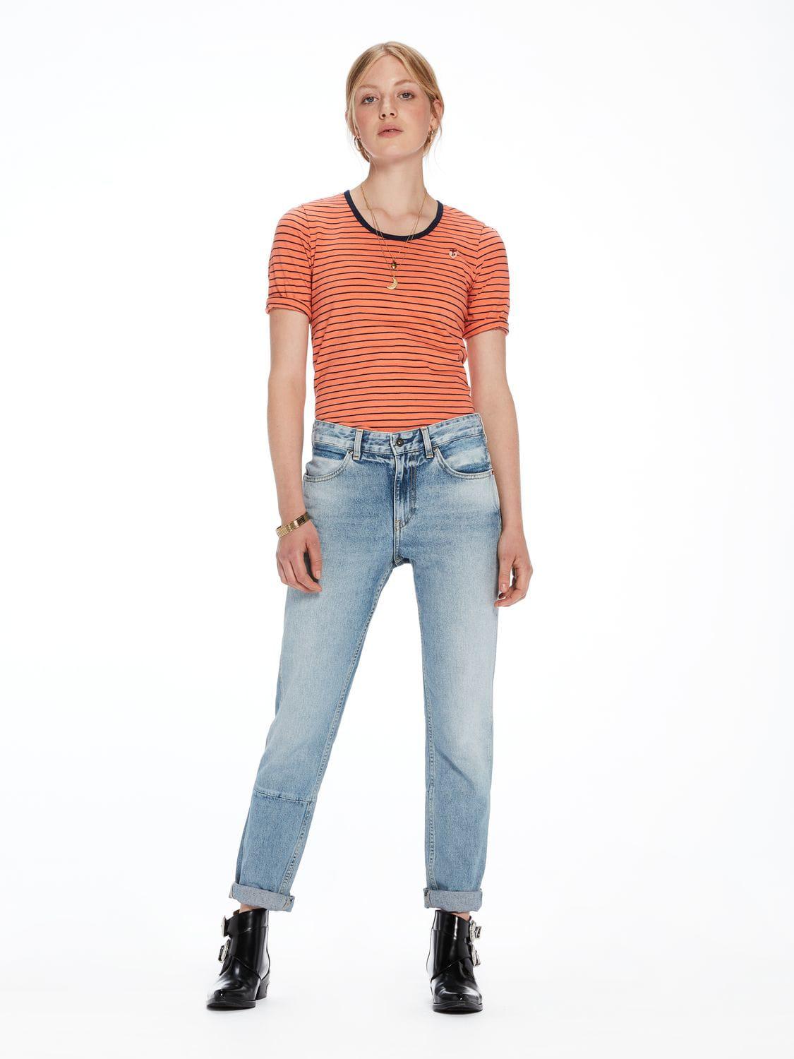 Scotch \u0026 Soda Denim Bandit - Moon After Blauw Slim Tapered Boyfriend Fit in  Blue - Lyst
