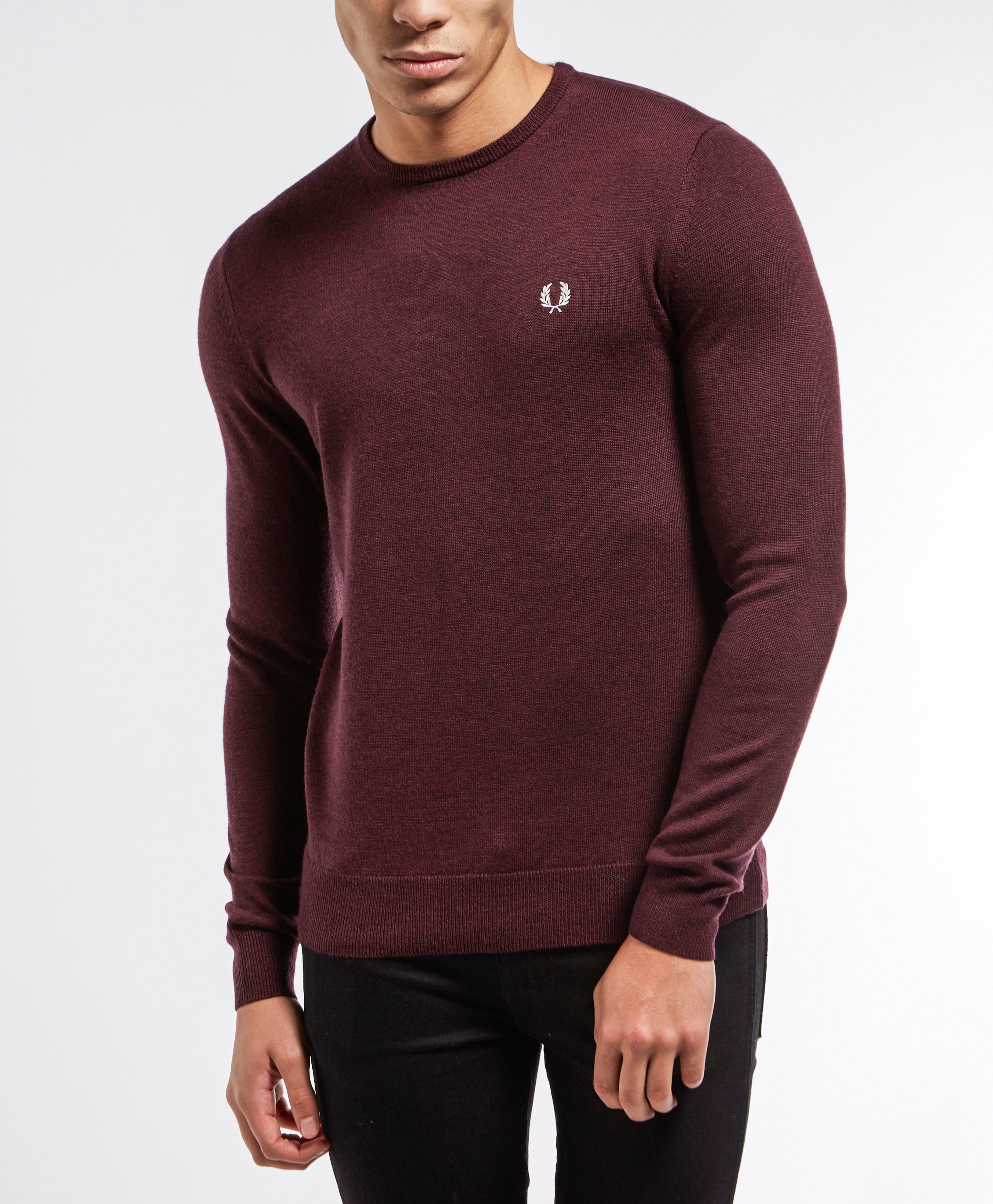 Lyst Fred Perry Merino Knitted Jumper For Men 