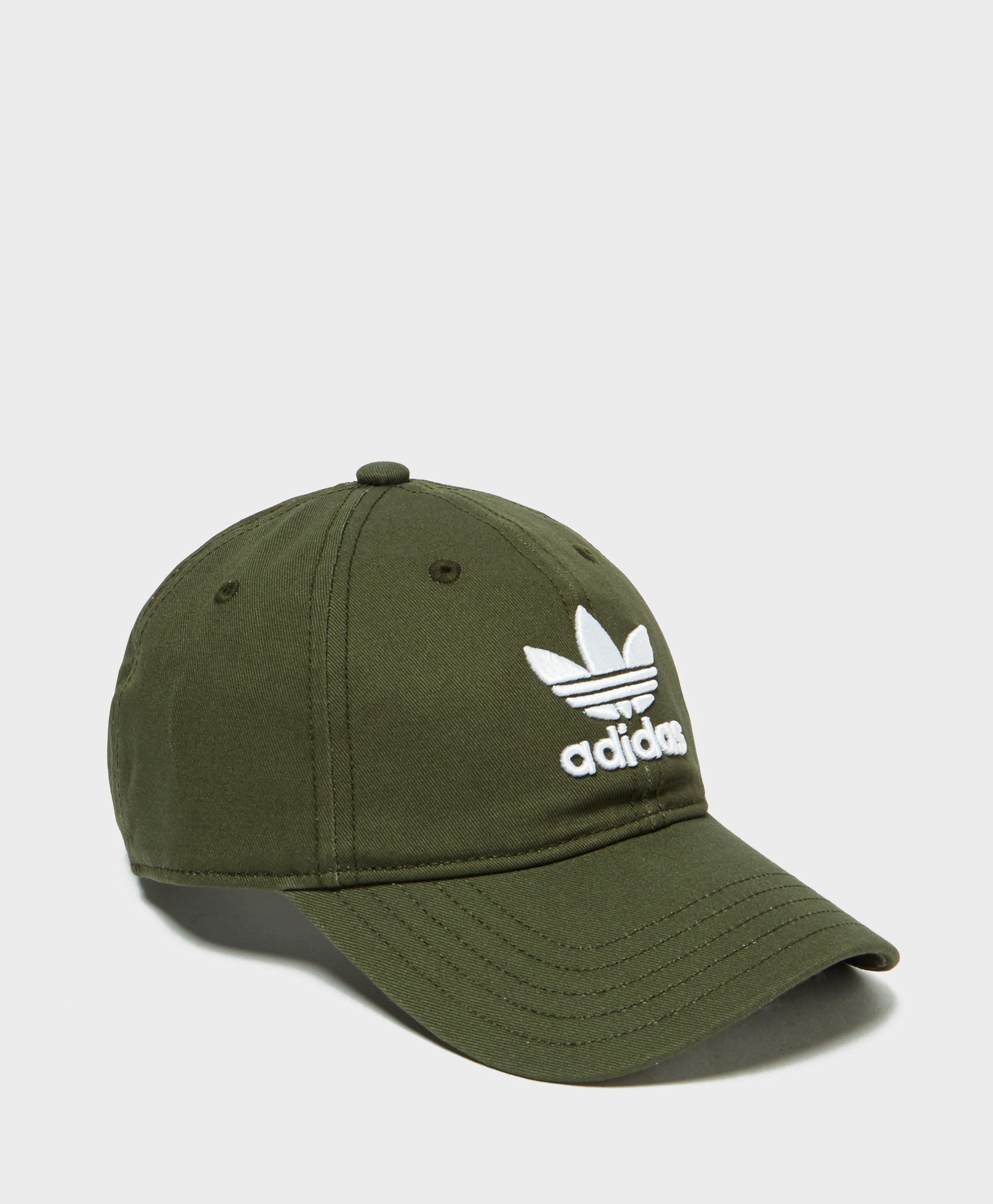 adidas Originals Trefoil Cap in Green for Men - Lyst