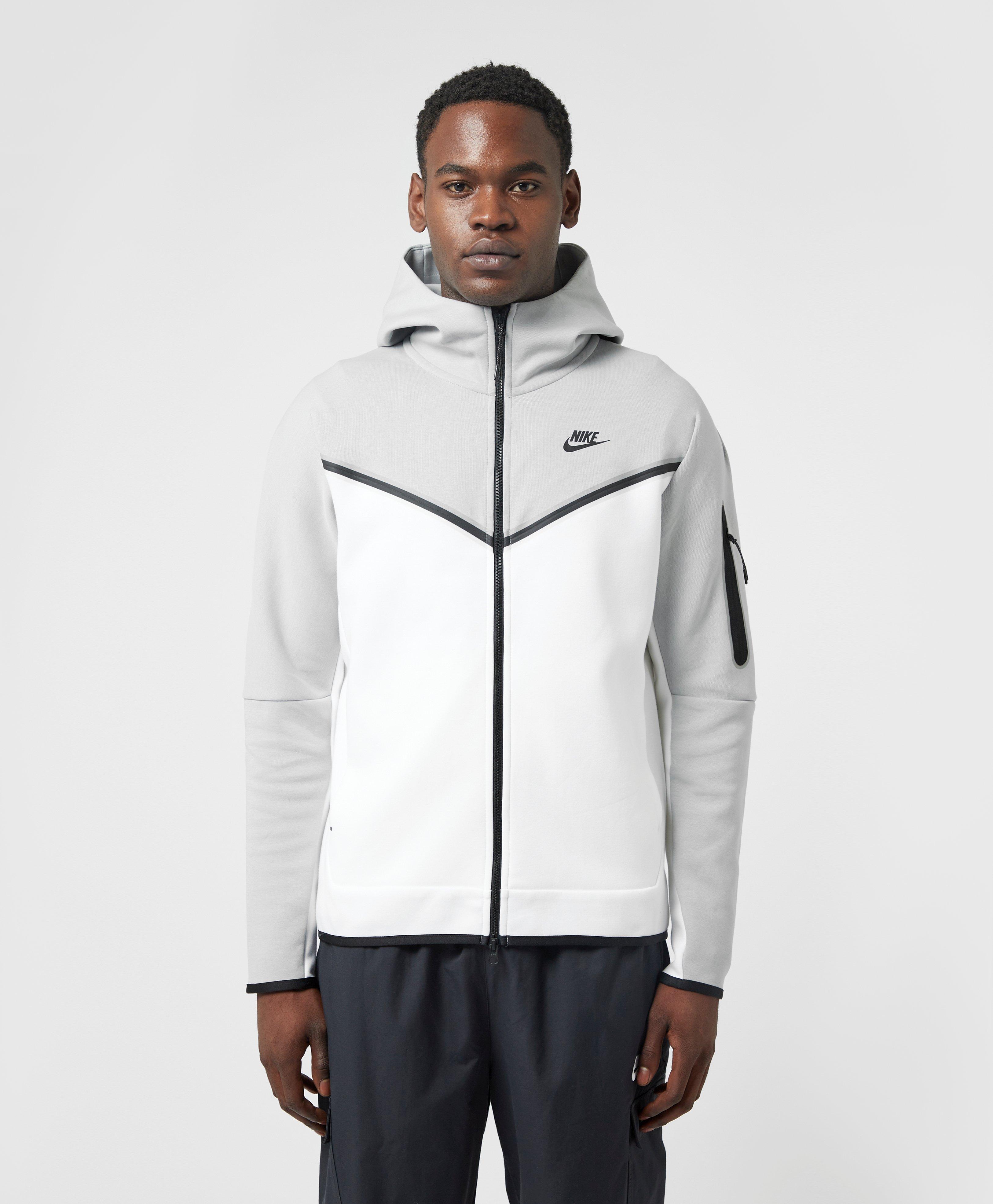 Nike Tech Fleece Full Zip Hoodie in Gray for Men | Lyst