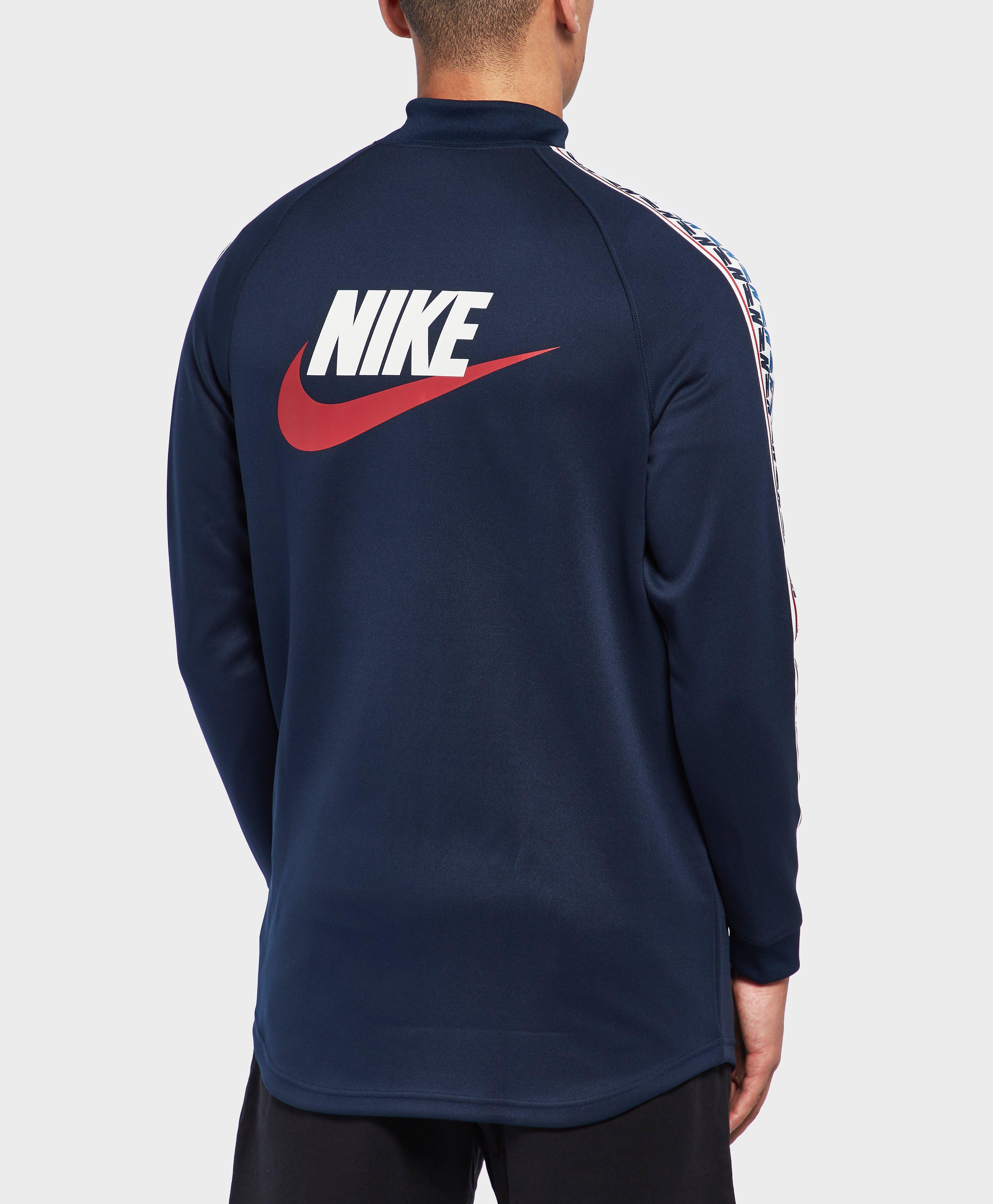 Nike Synthetic Nike Nsw Taped Track Jacket Poly in Blue for Men | Lyst