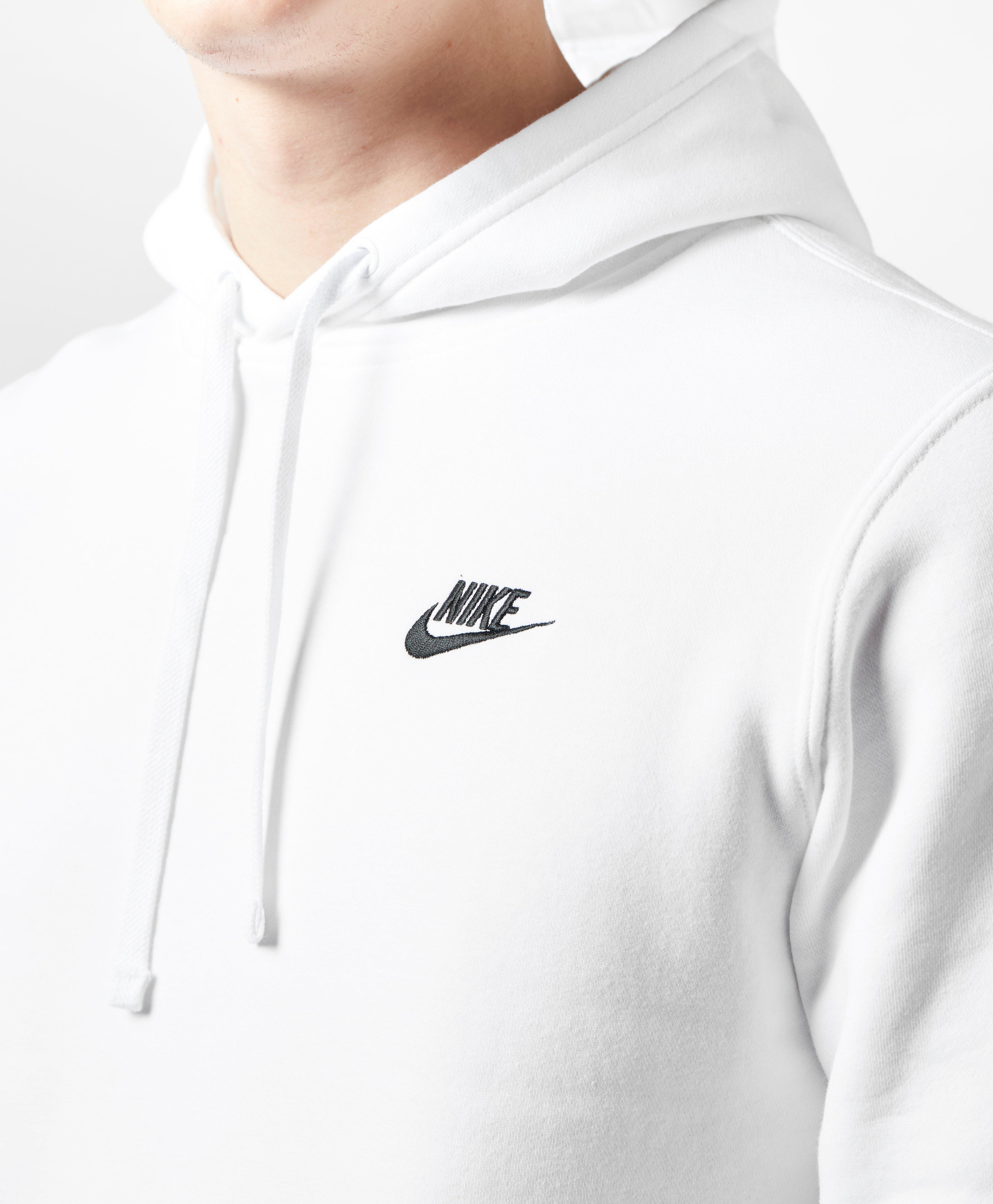 nike foundation overhead hoodie white