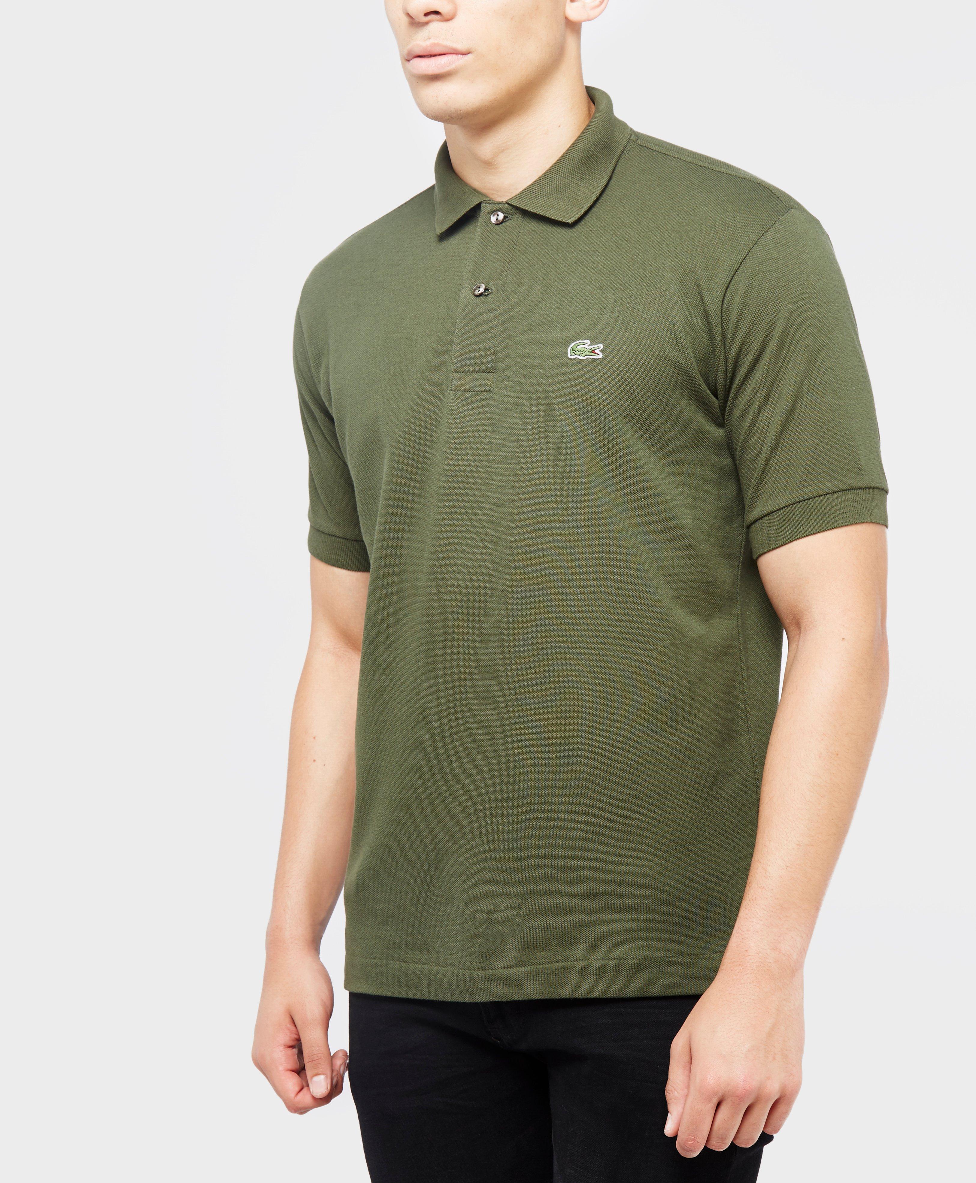 Lacoste Cotton L1212 Baobab Polo Shirt in Green for Men - Lyst