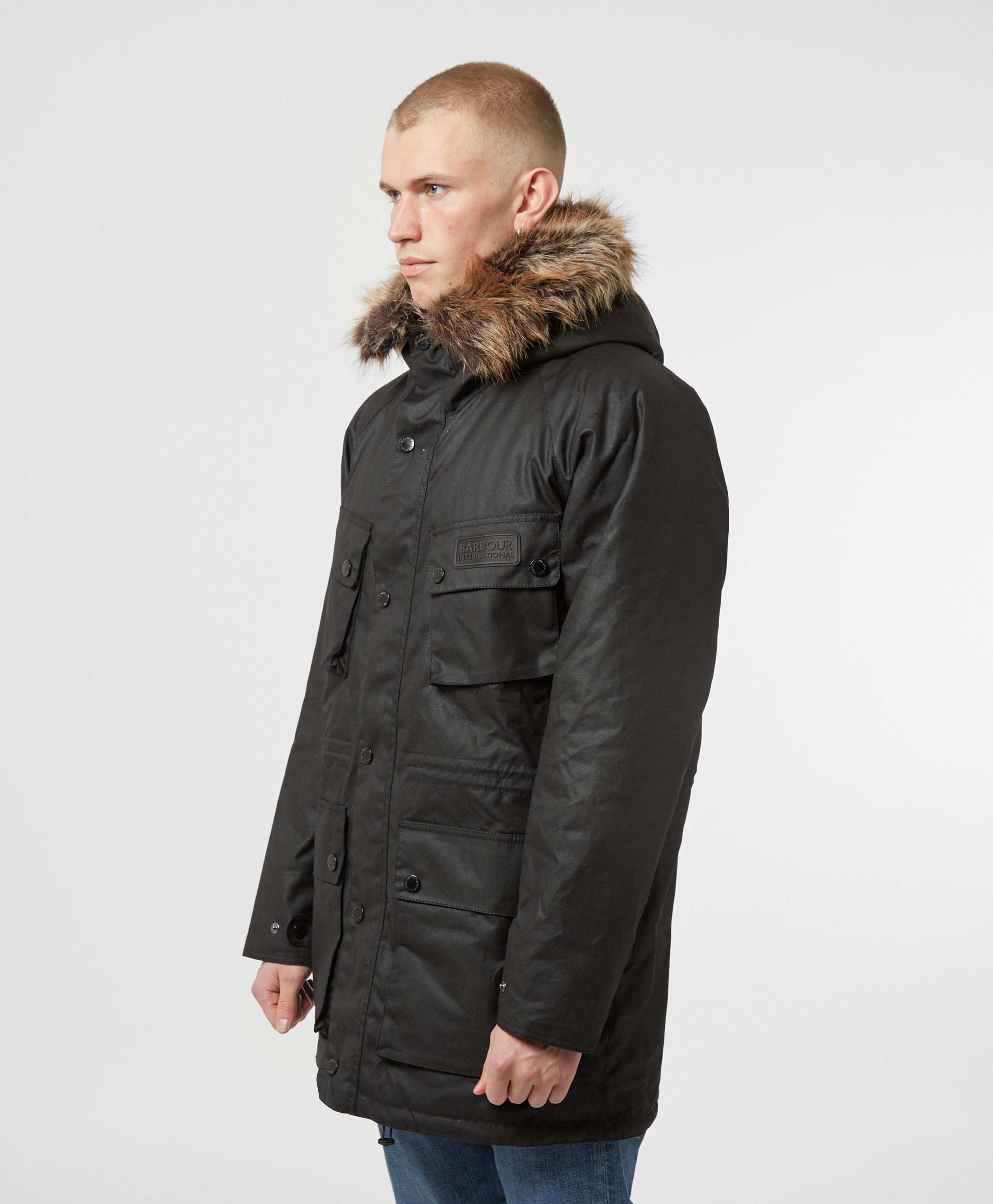 barbour race parka