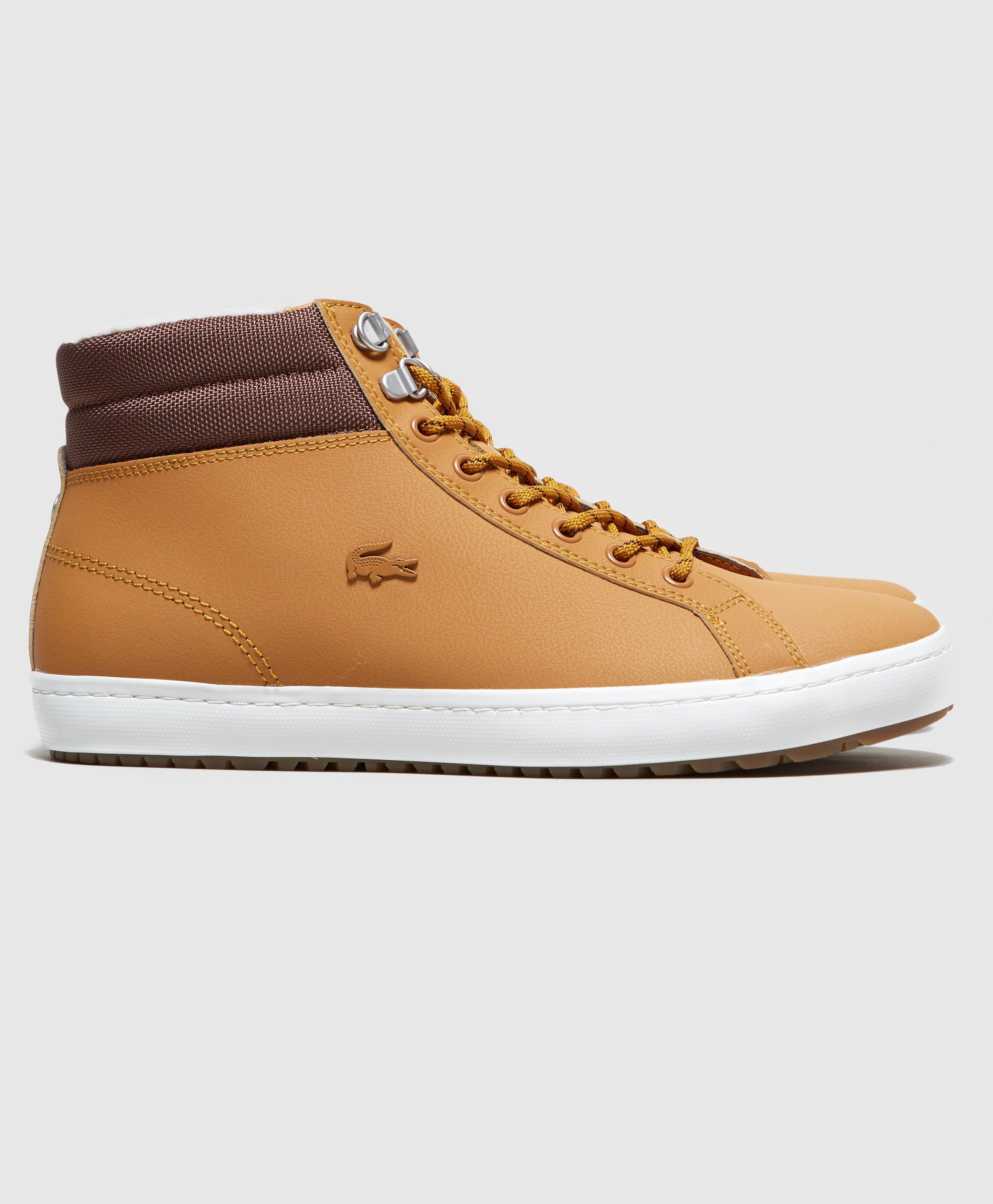 Lacoste Leather Straightset Thermo Boot for Men - Lyst