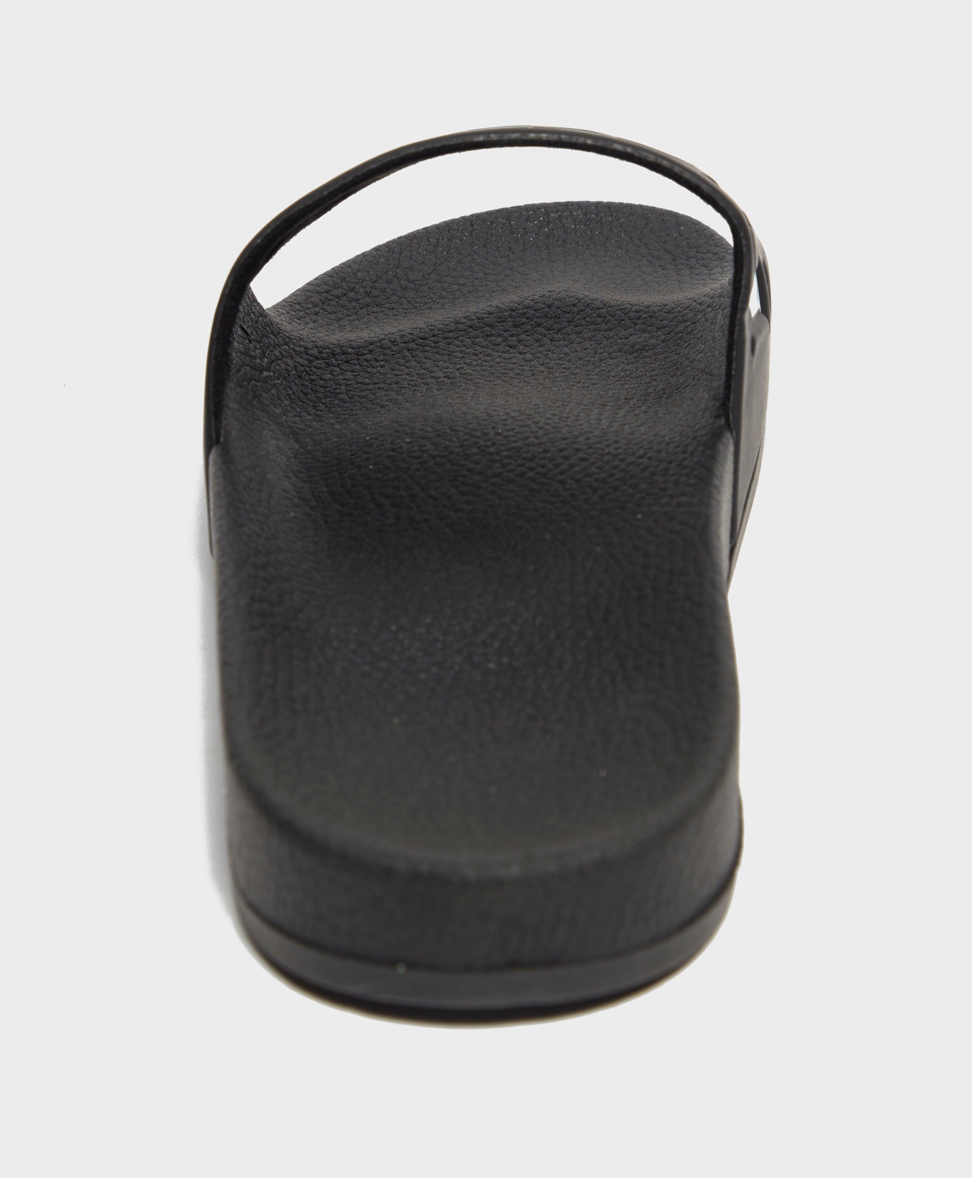 black hugo boss slides