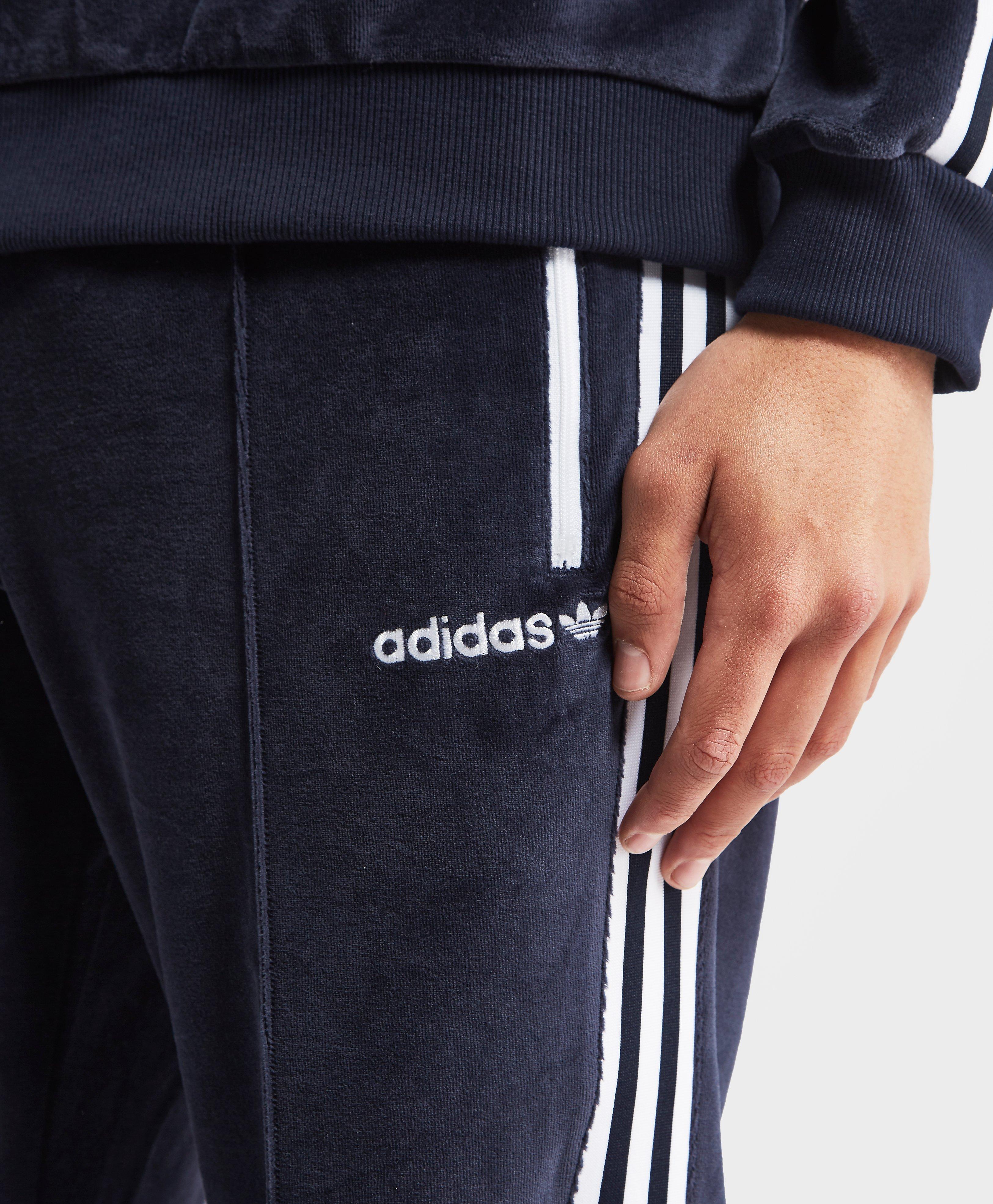 adicolor velour track pants
