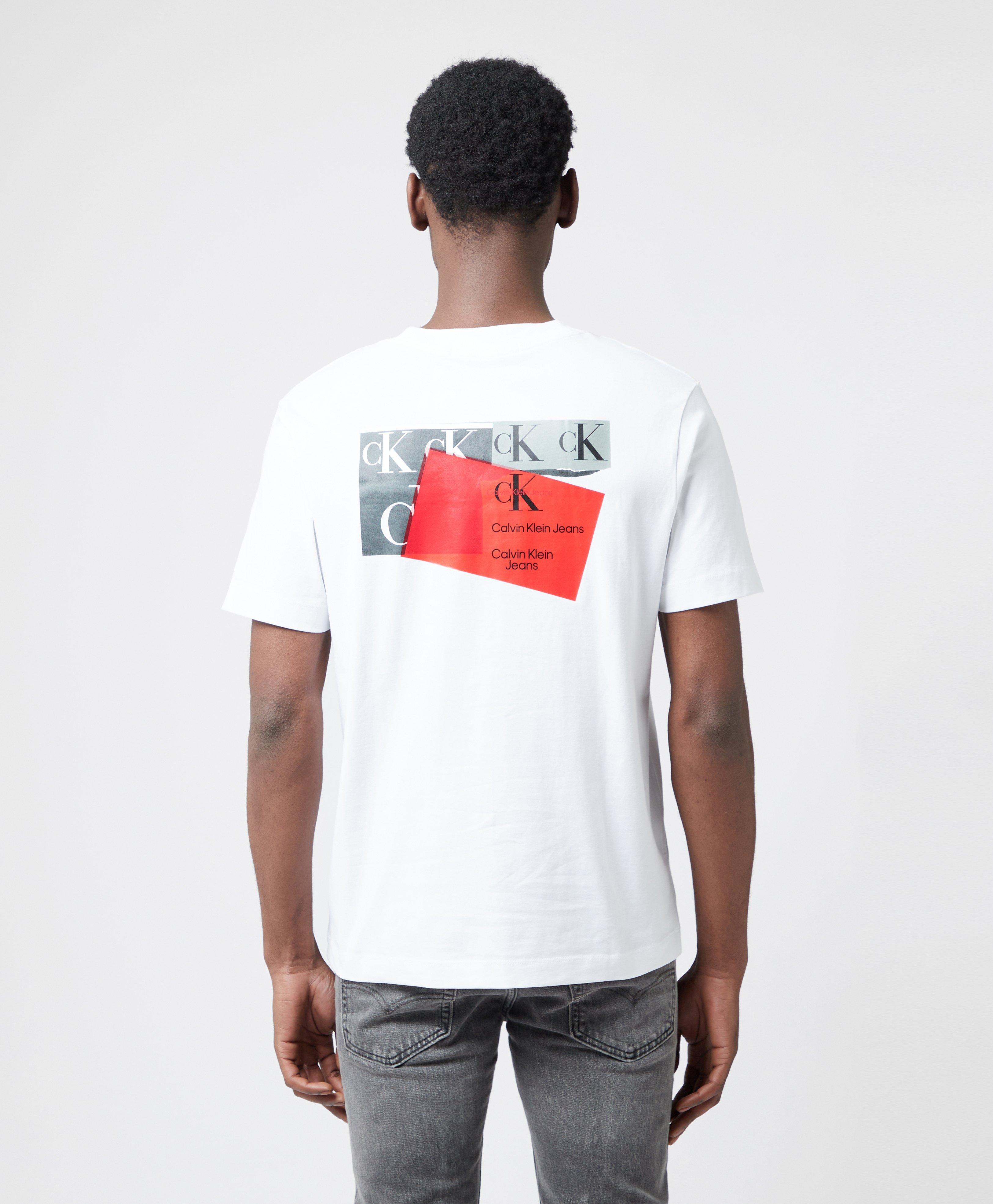 Calvin Klein Box Urban T-shirt in White for Men | Lyst
