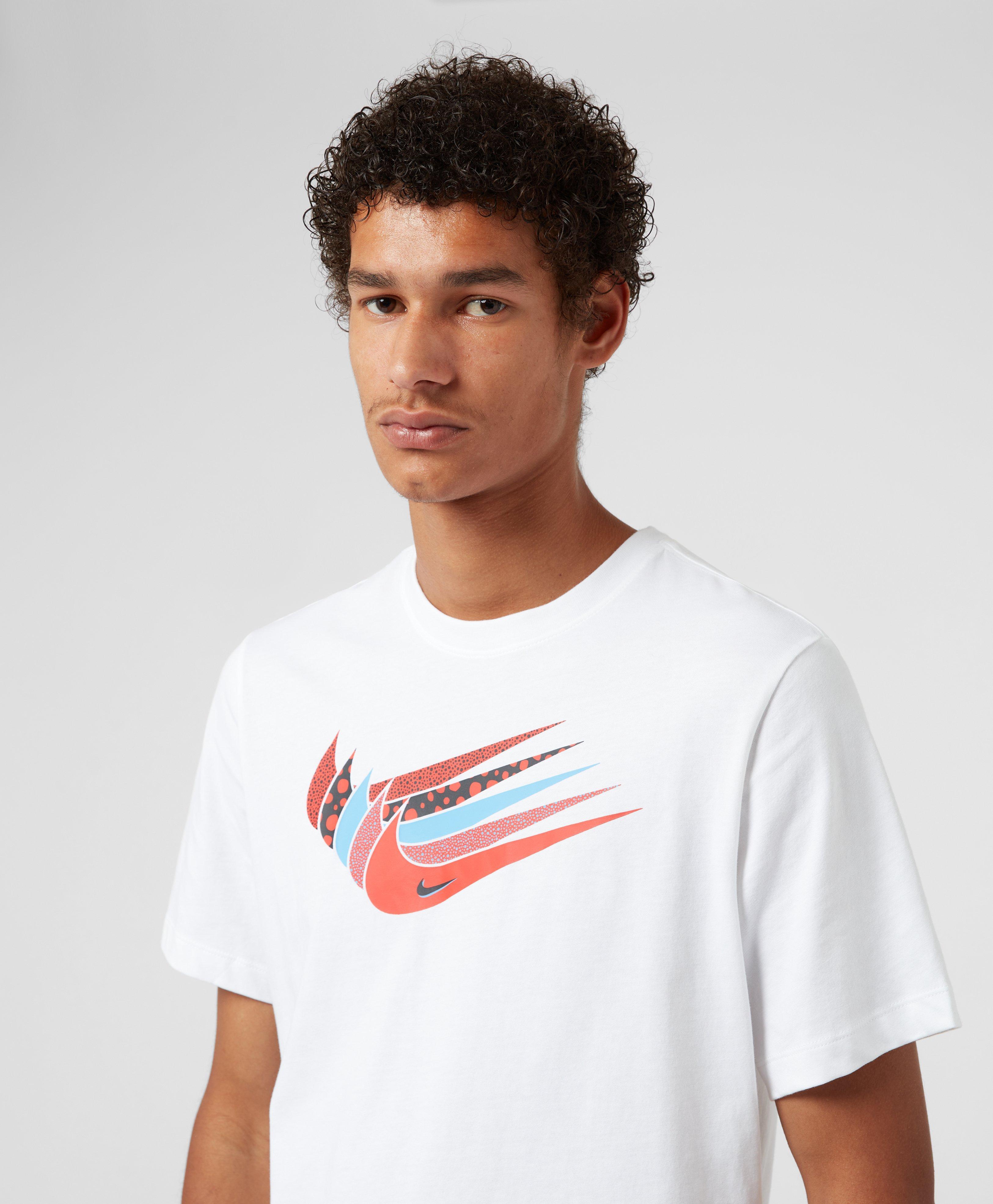 Nike Sportswear 12 Swoosh T-shirt in White for Men | Lyst