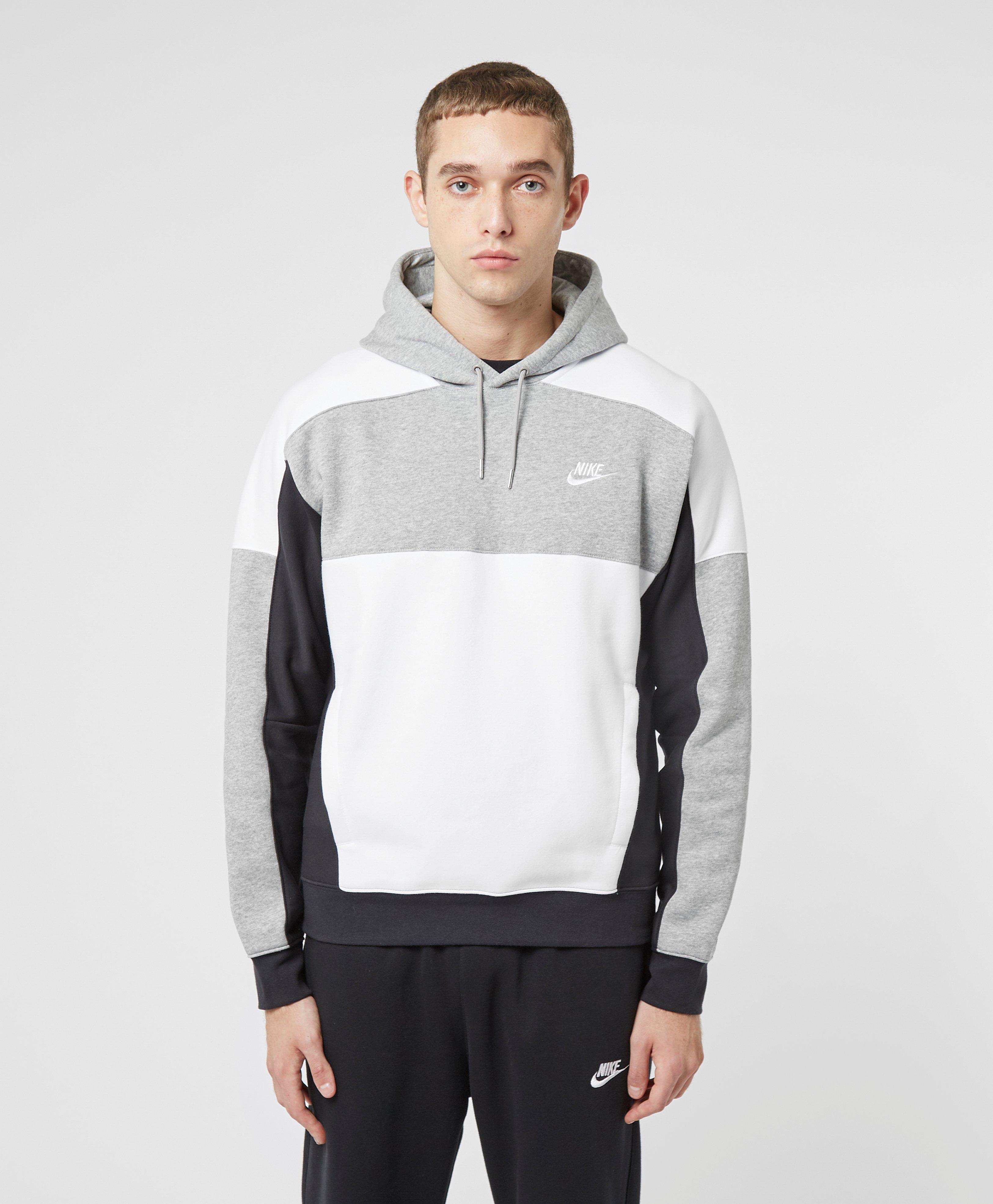 Nike Reissue Colour Block Hoodie in Gray for Men | Lyst
