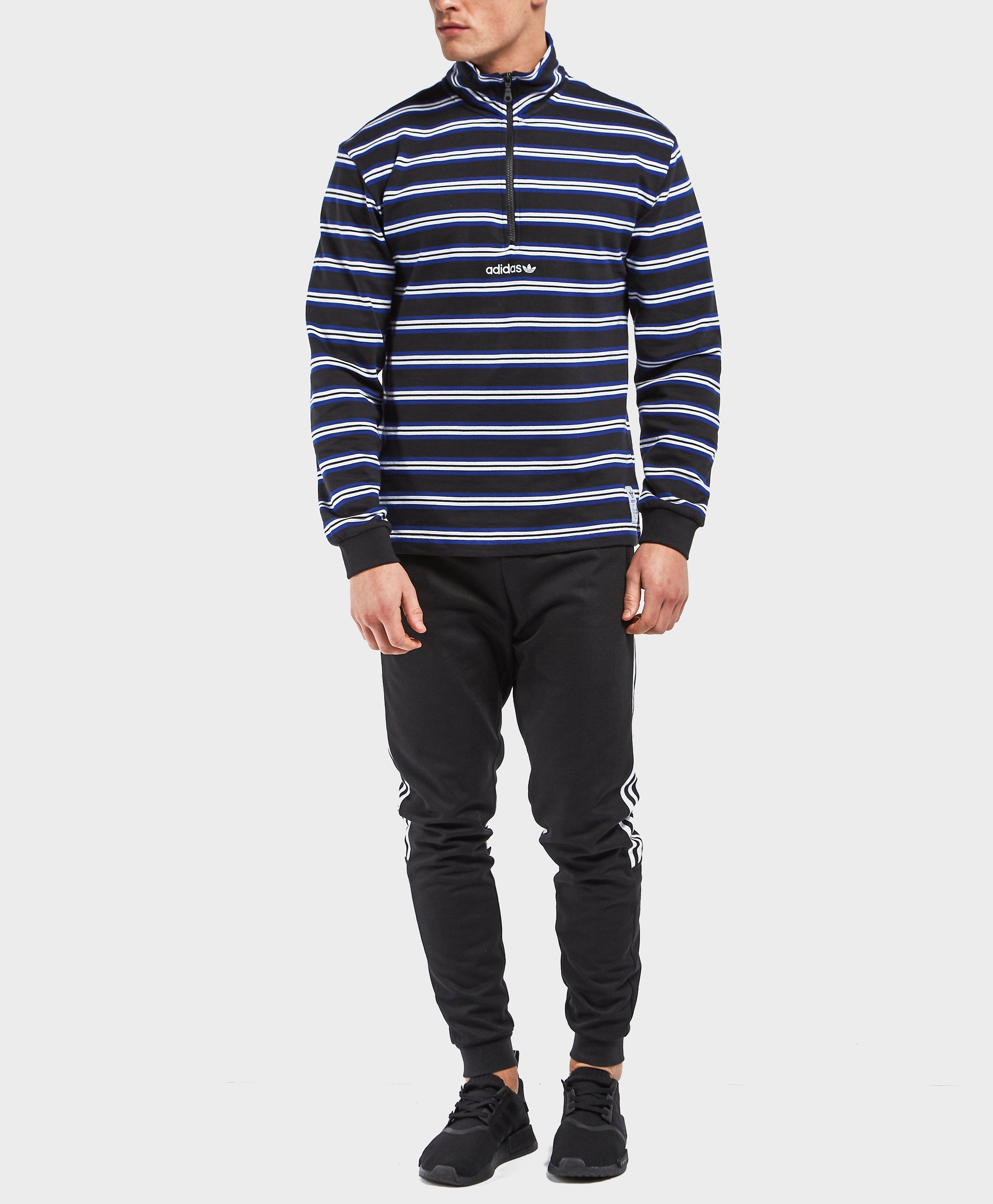 adidas Originals Cotton St. Peter Half Zip Sweatshirt in Blue for Men - Lyst