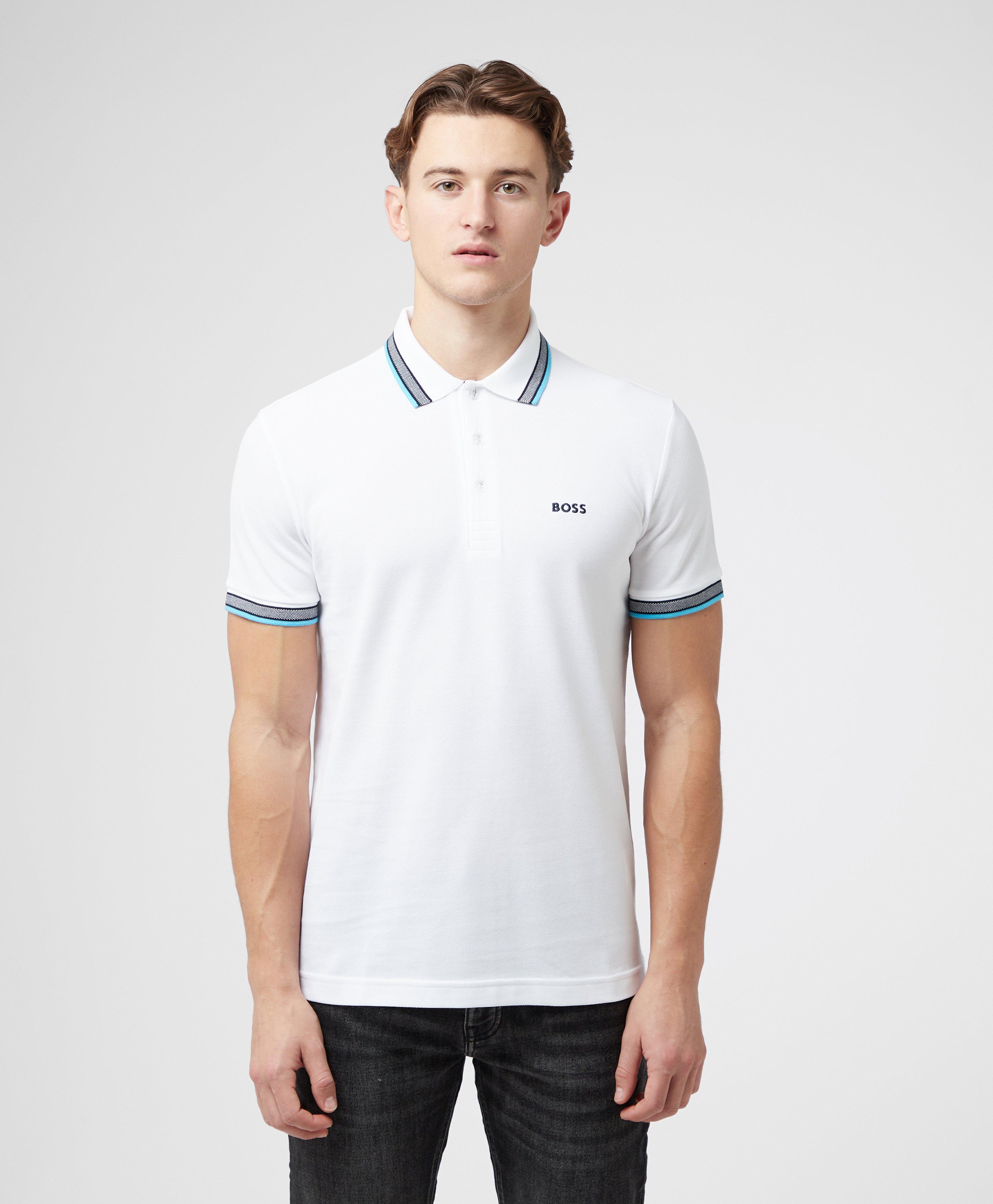 BOSS by HUGO BOSS Paddy Polo Shirt in White for Men | Lyst