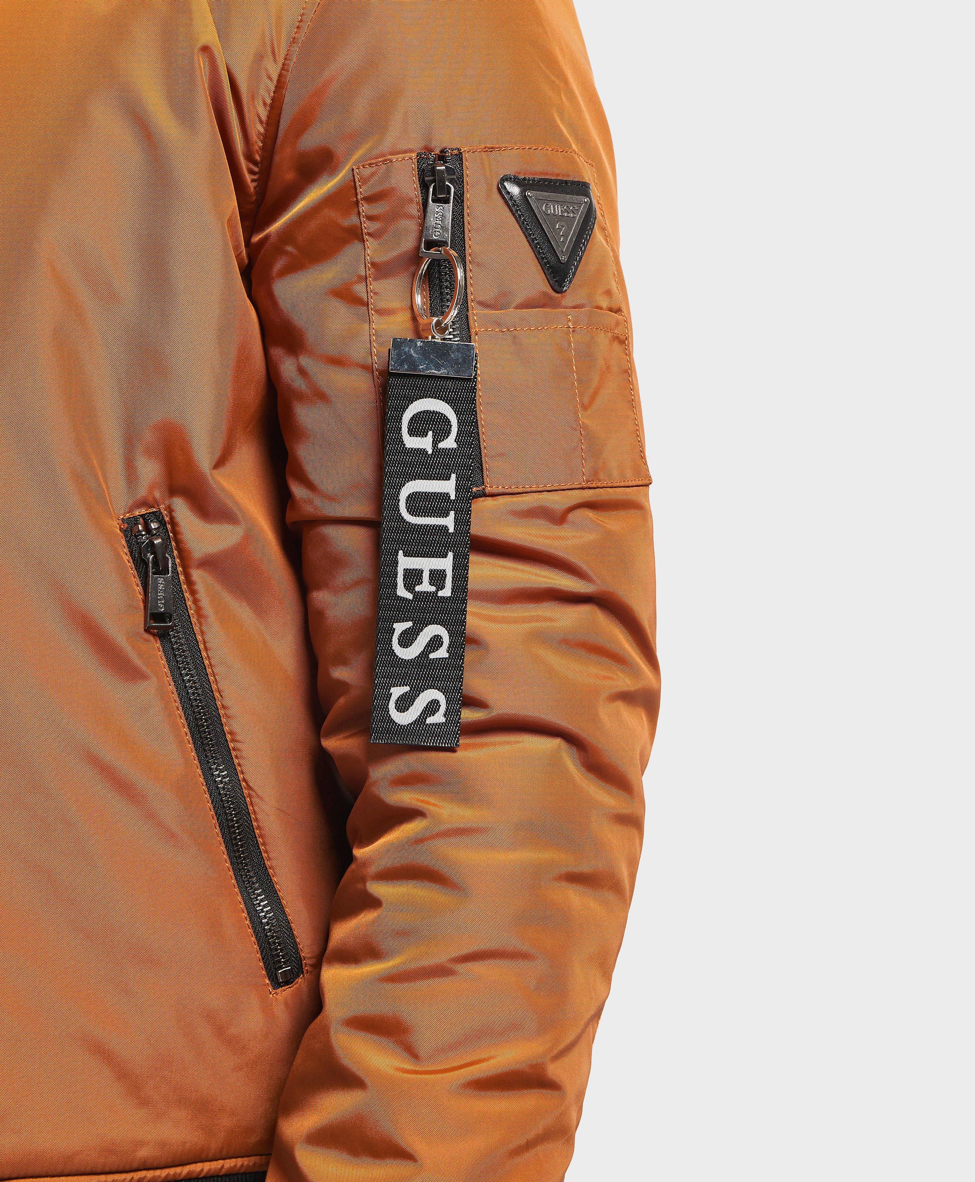 Guess Synthetic Reversible Bomber Jacket for Men - Lyst