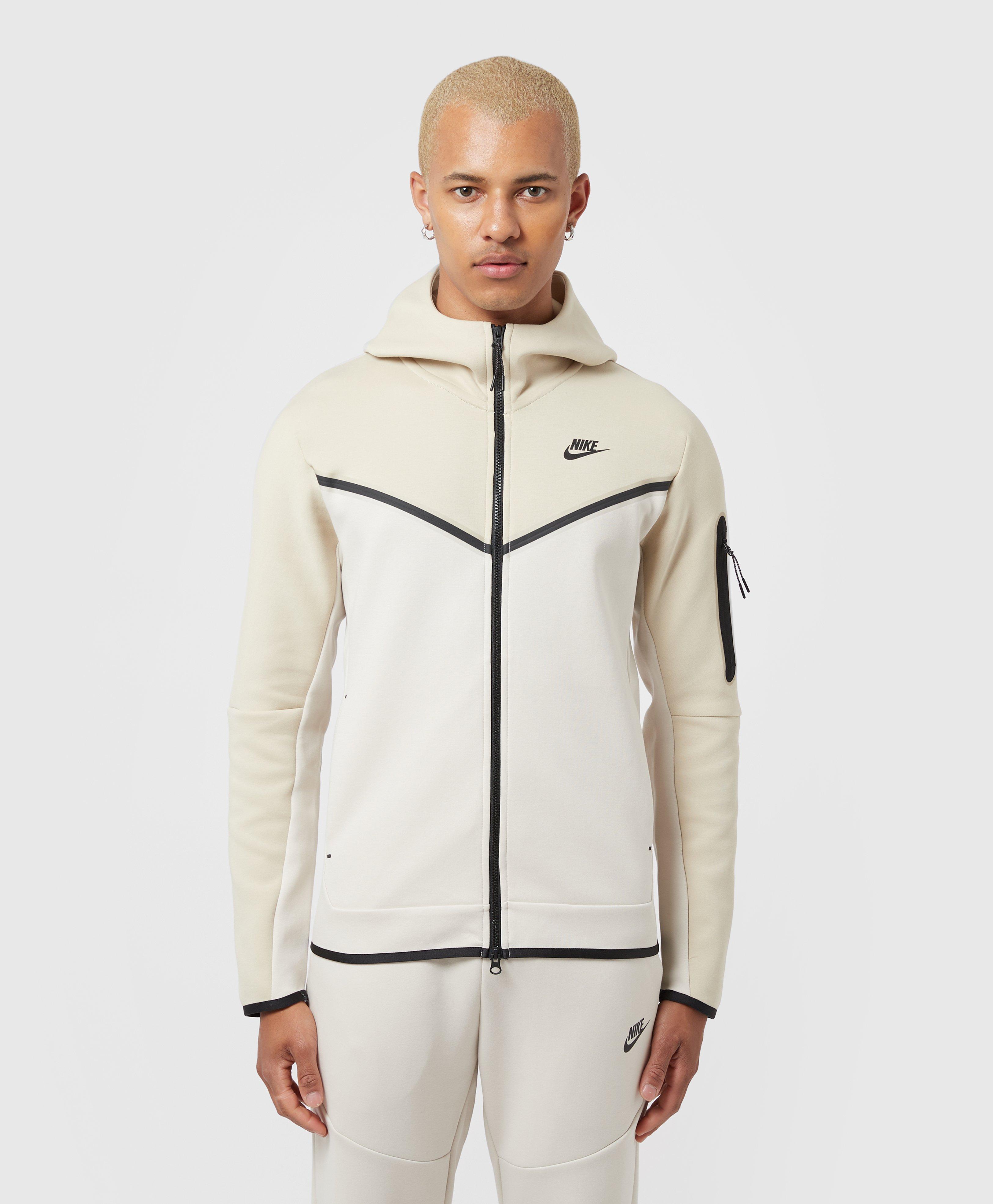 Nike Tech Fleece Full Zip Hoodie in Brown for Men | Lyst