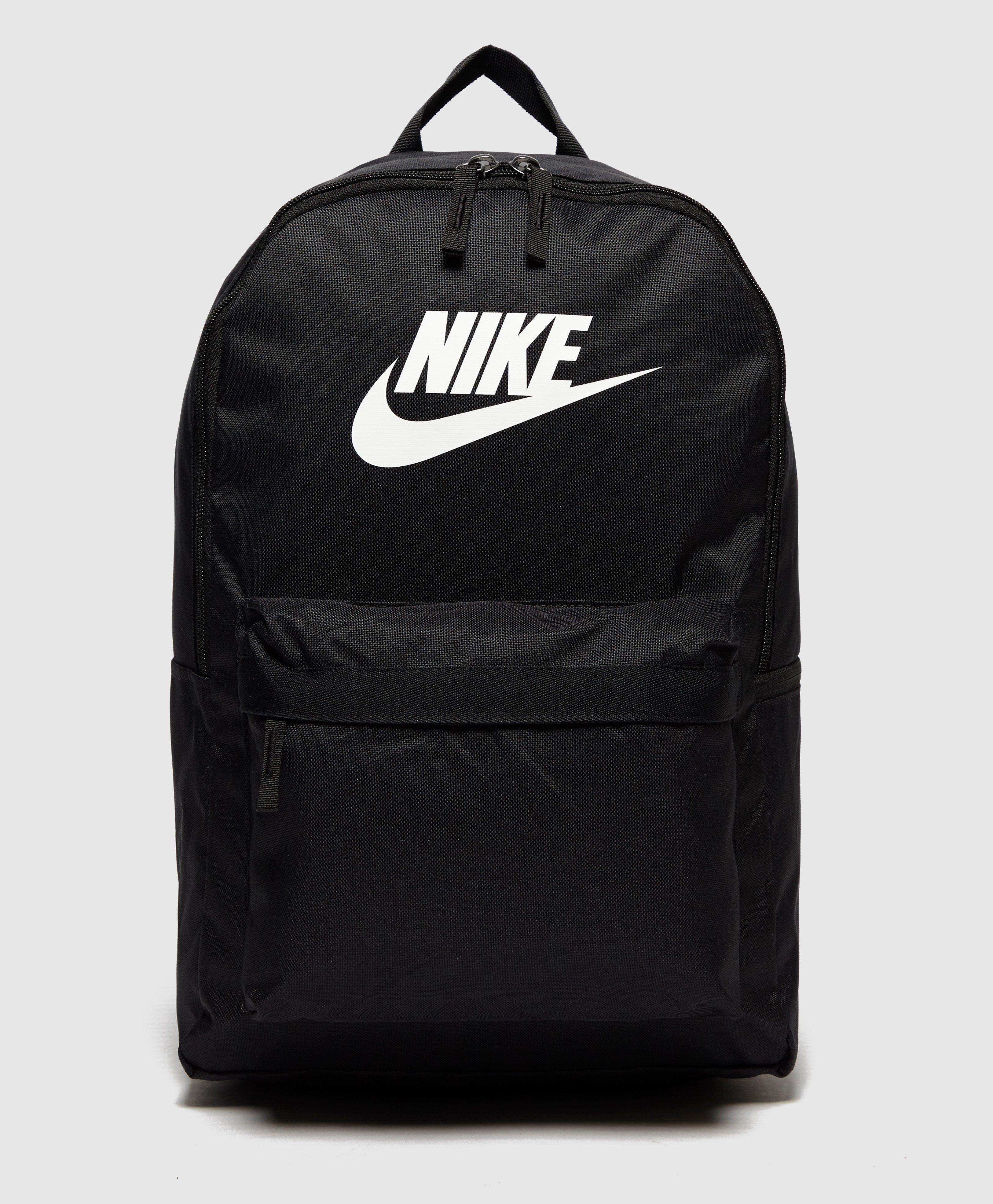 black nike heritage backpack