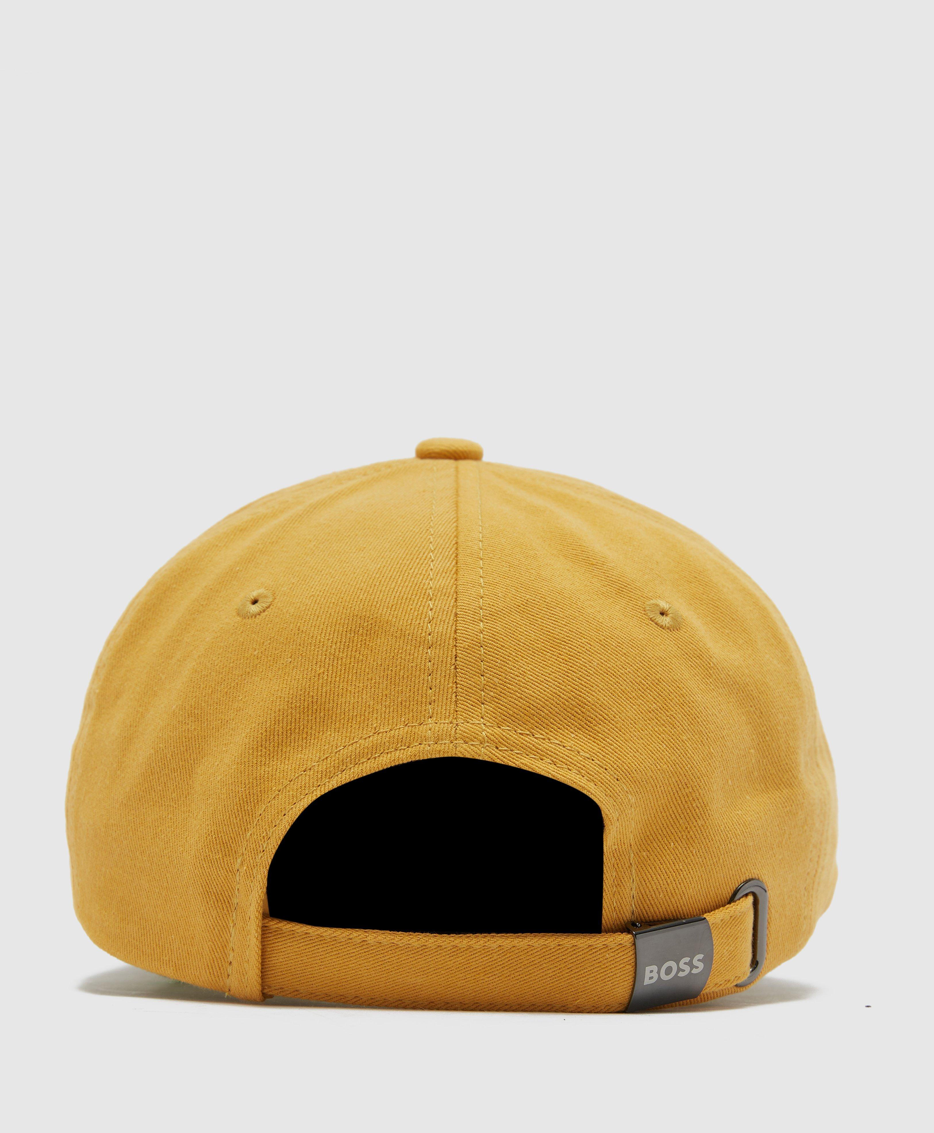 BOSS by HUGO BOSS Cotton Bold Logo Cap in Yellow for Men | Lyst