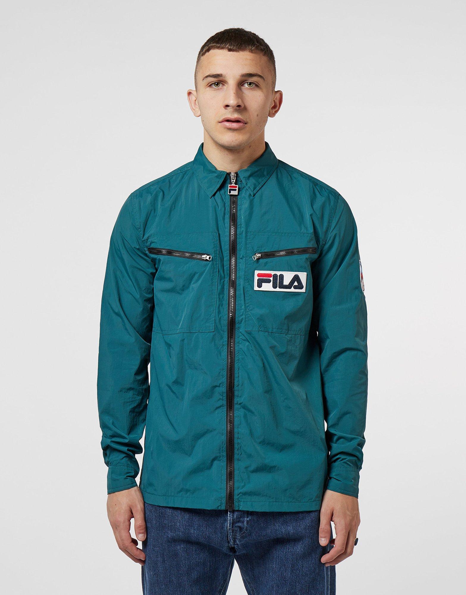 Fila condor long sleeve overshirt on sale