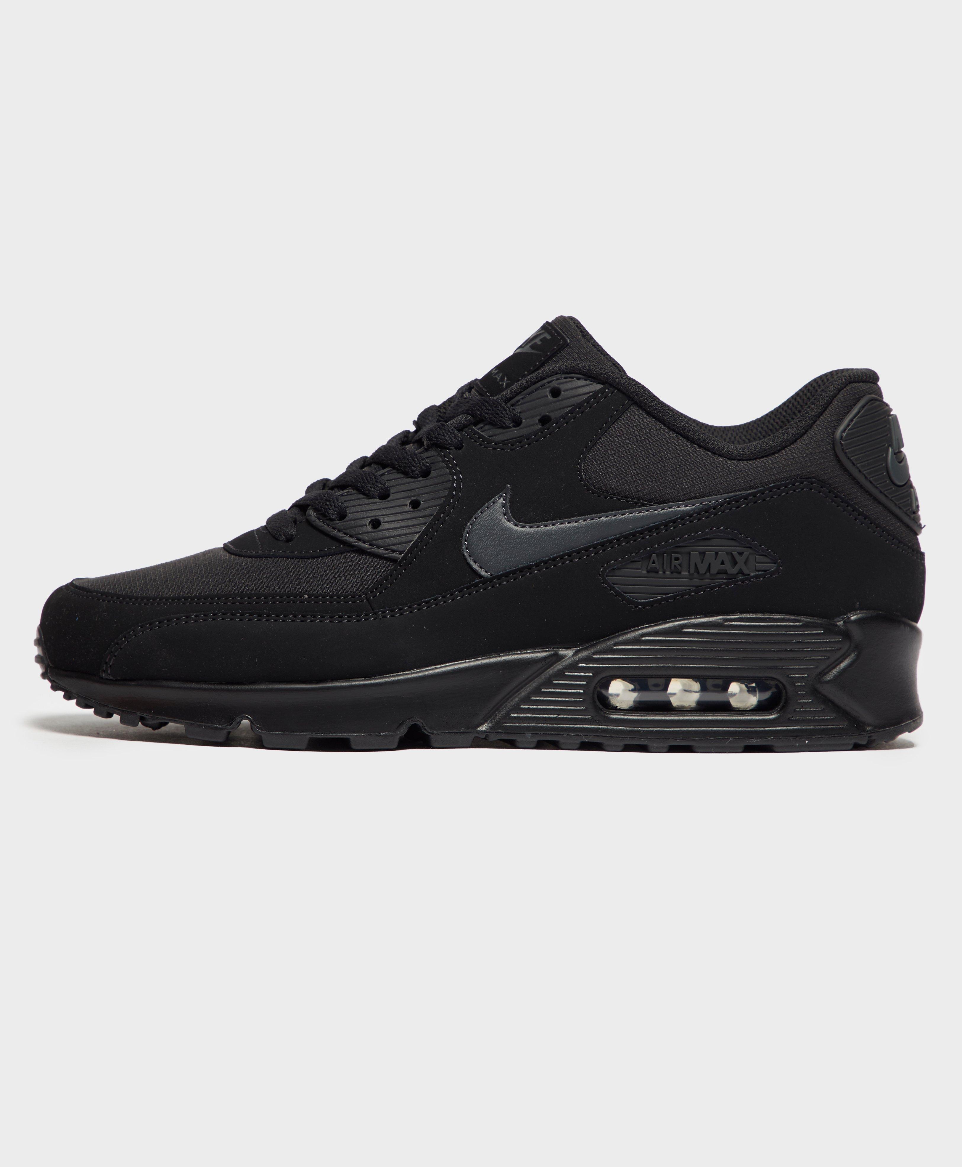 Nike Leather Air Max 90 Shoes in Black/b (Black) for Men - Save 55% - Lyst