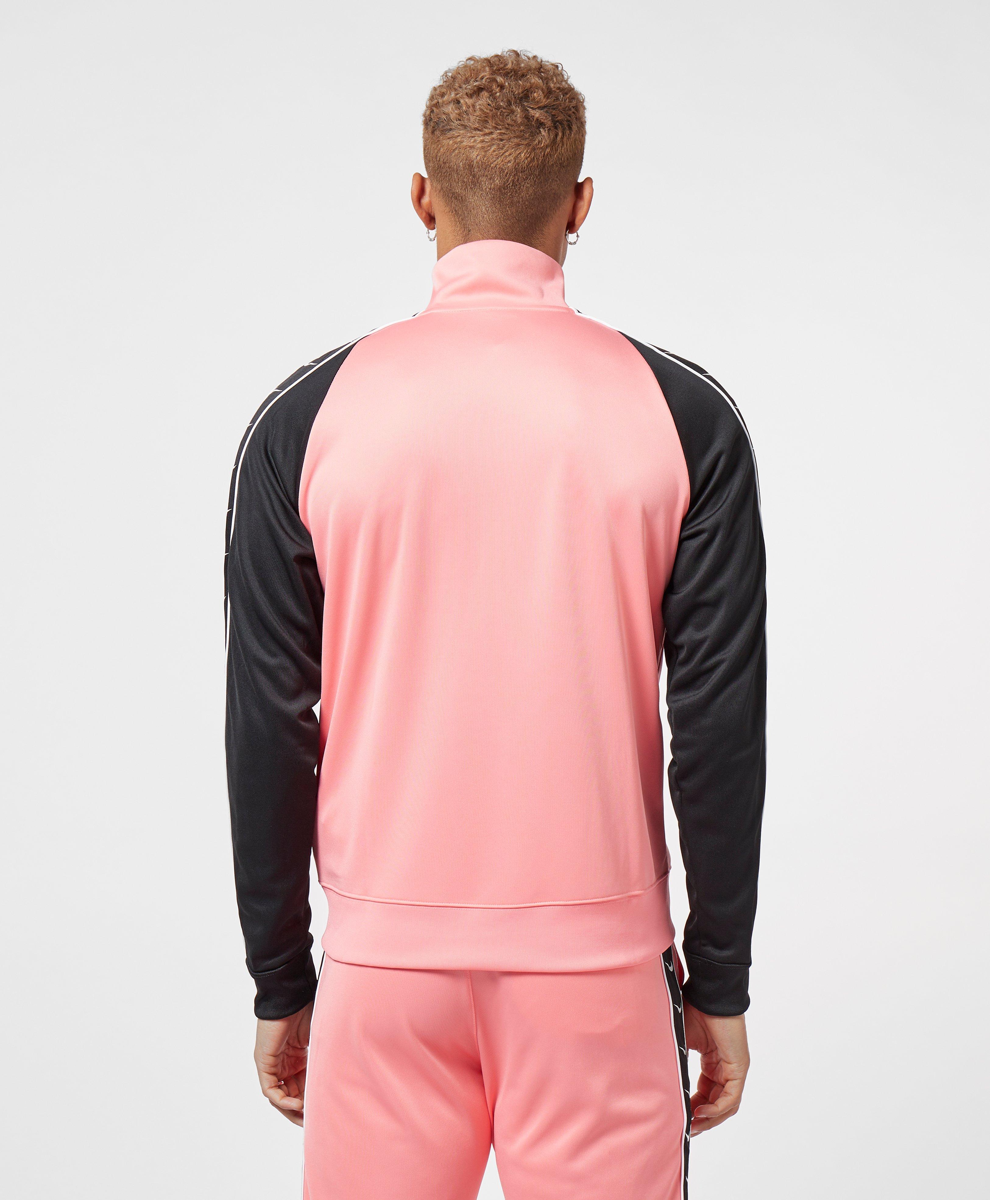 Nike Tape Poly Track Top in Pink for Men | Lyst