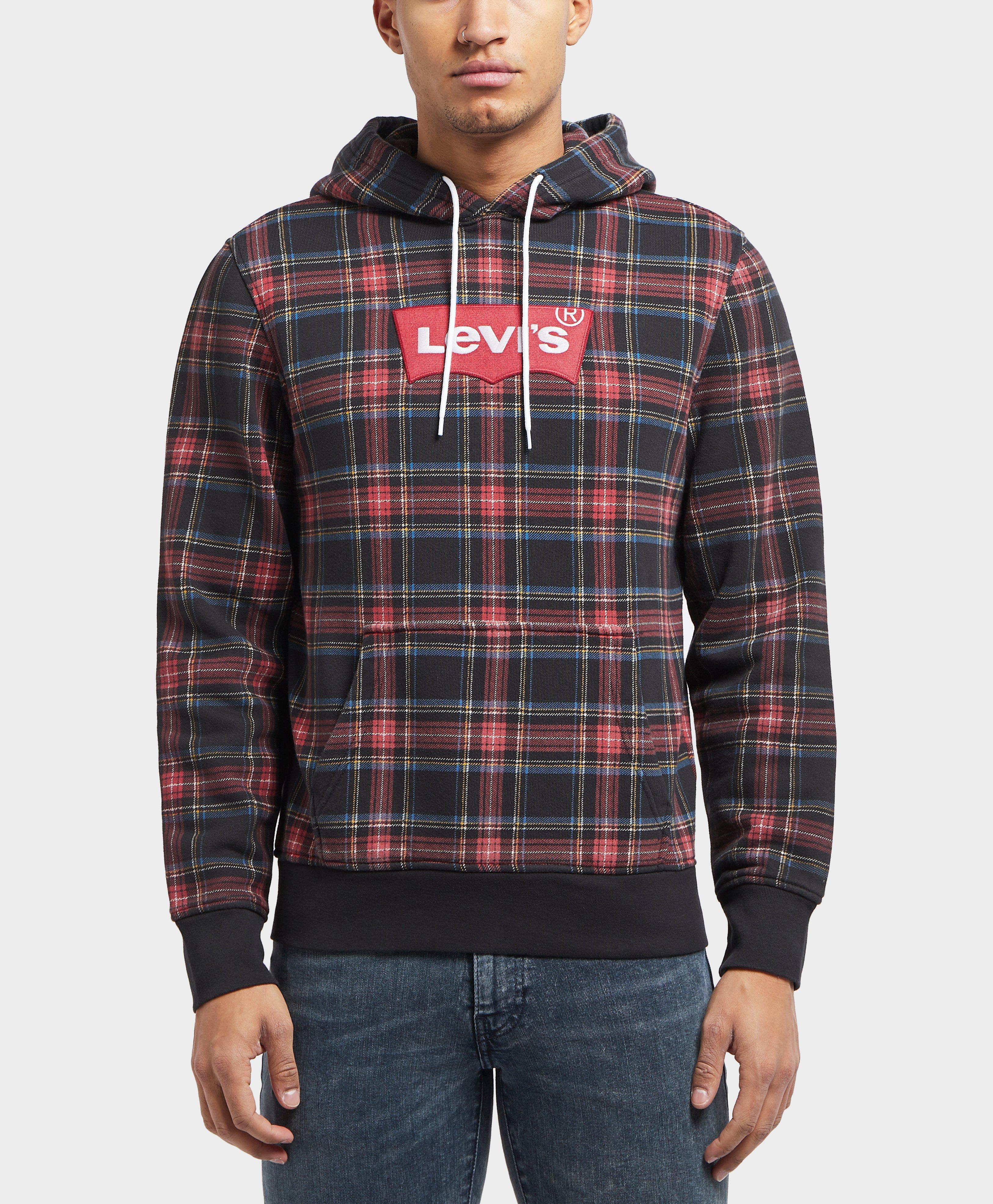 levi's plaid hoodie