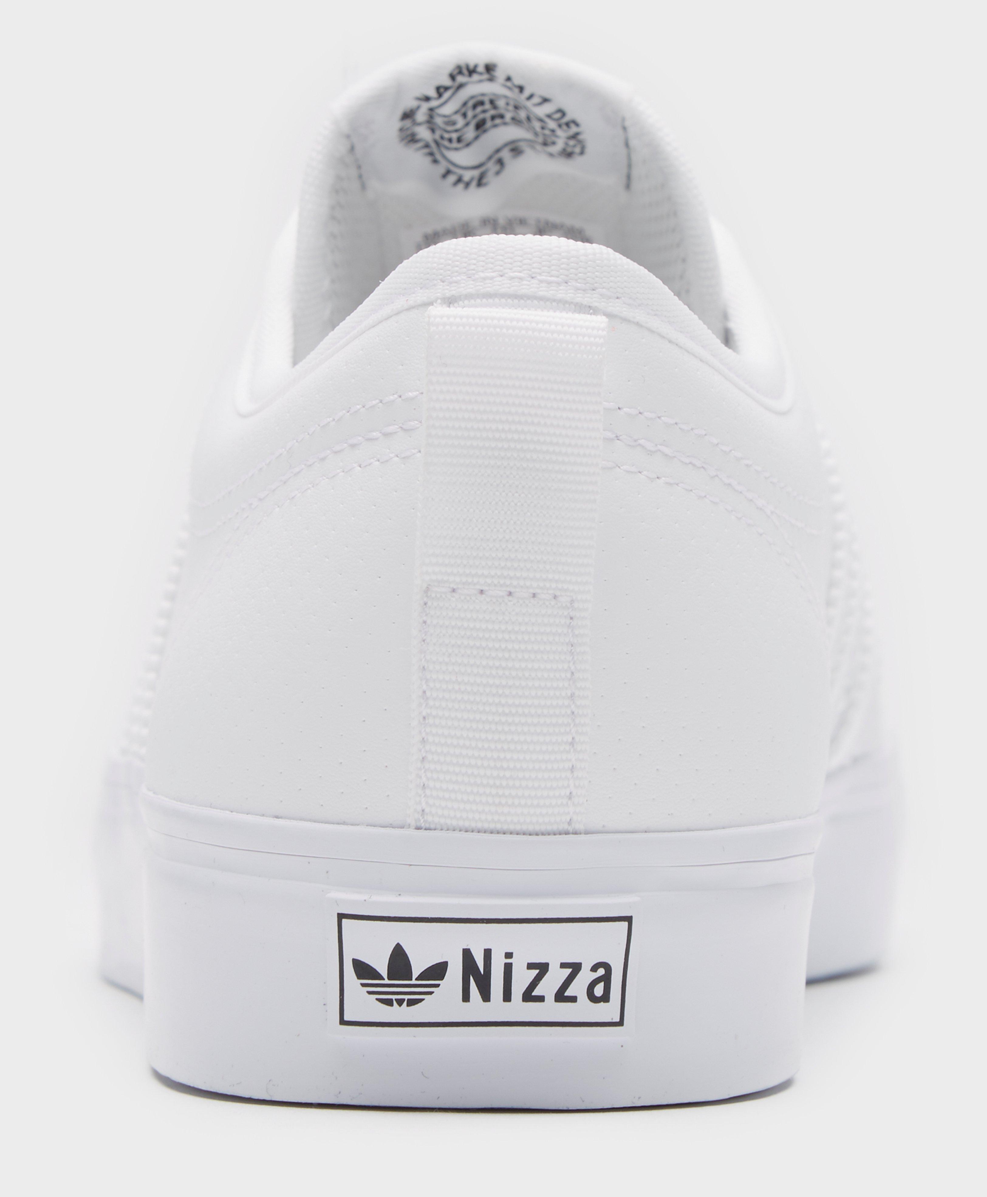 adidas Originals Leather Nizza Lo in White for Men - Lyst