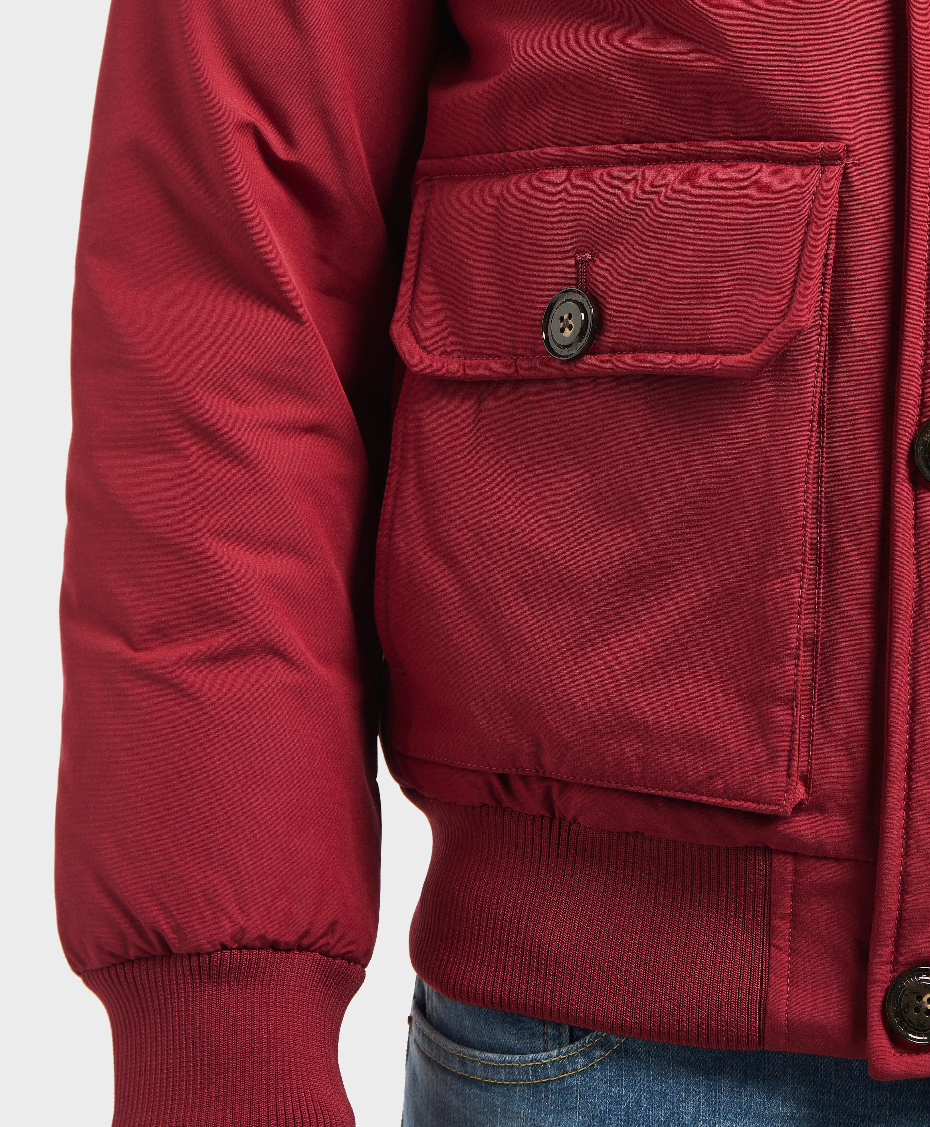 Tommy Hilfiger Hampton Down Bomber Jacket in Red for Men | Lyst