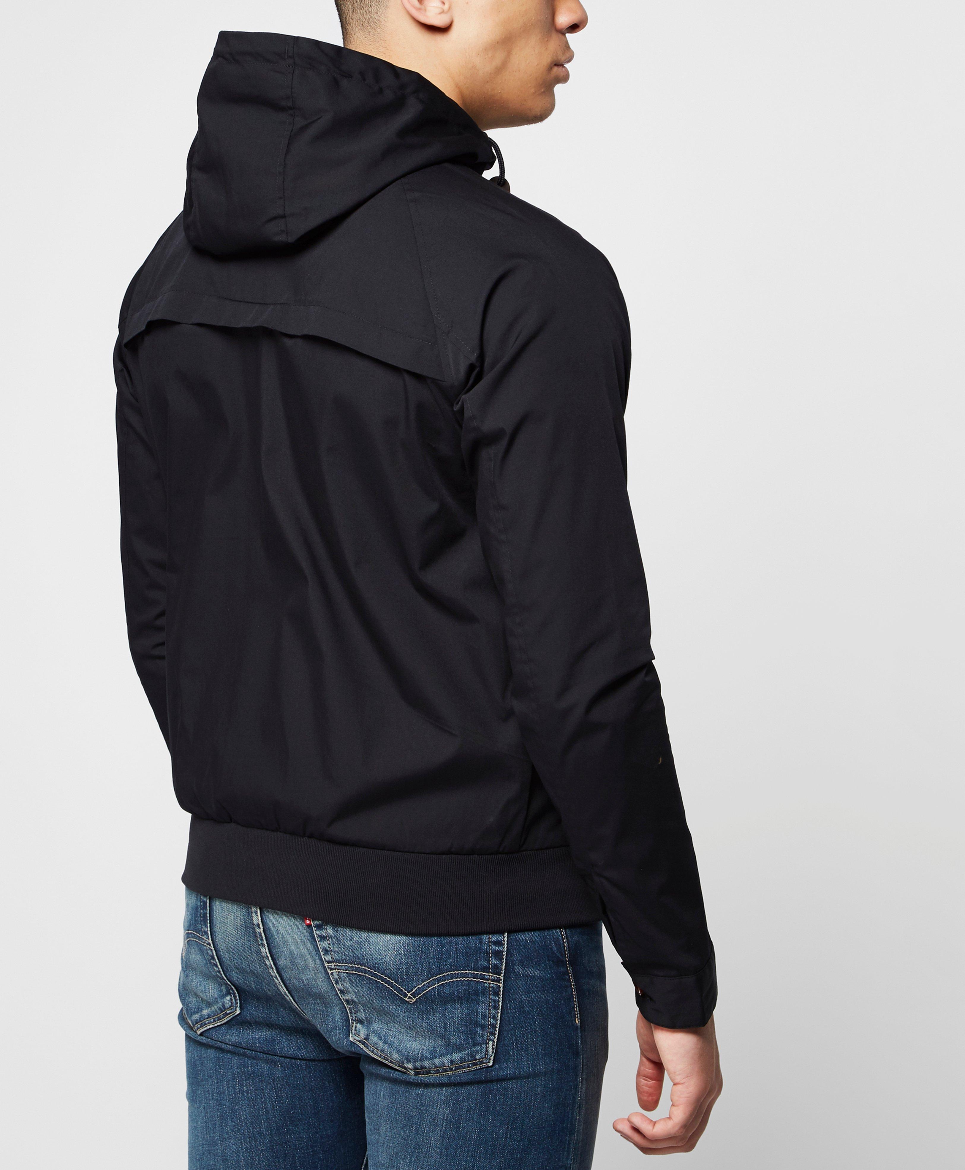Download Fred Perry Synthetic Hooded Harrington Jacket for Men - Lyst