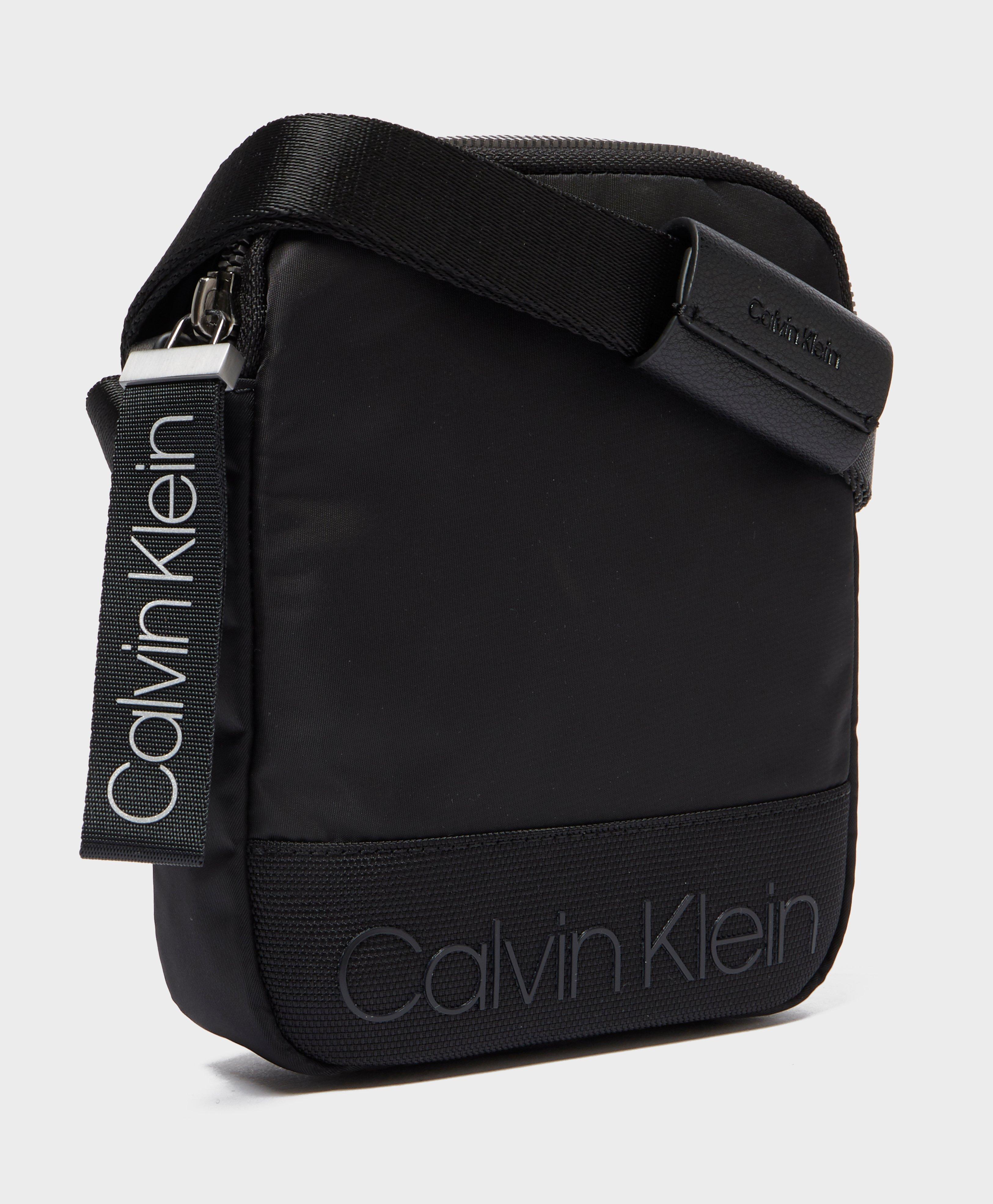 Calvin Klein Synthetic Mini Crossbody Bag in Black for Men - Lyst