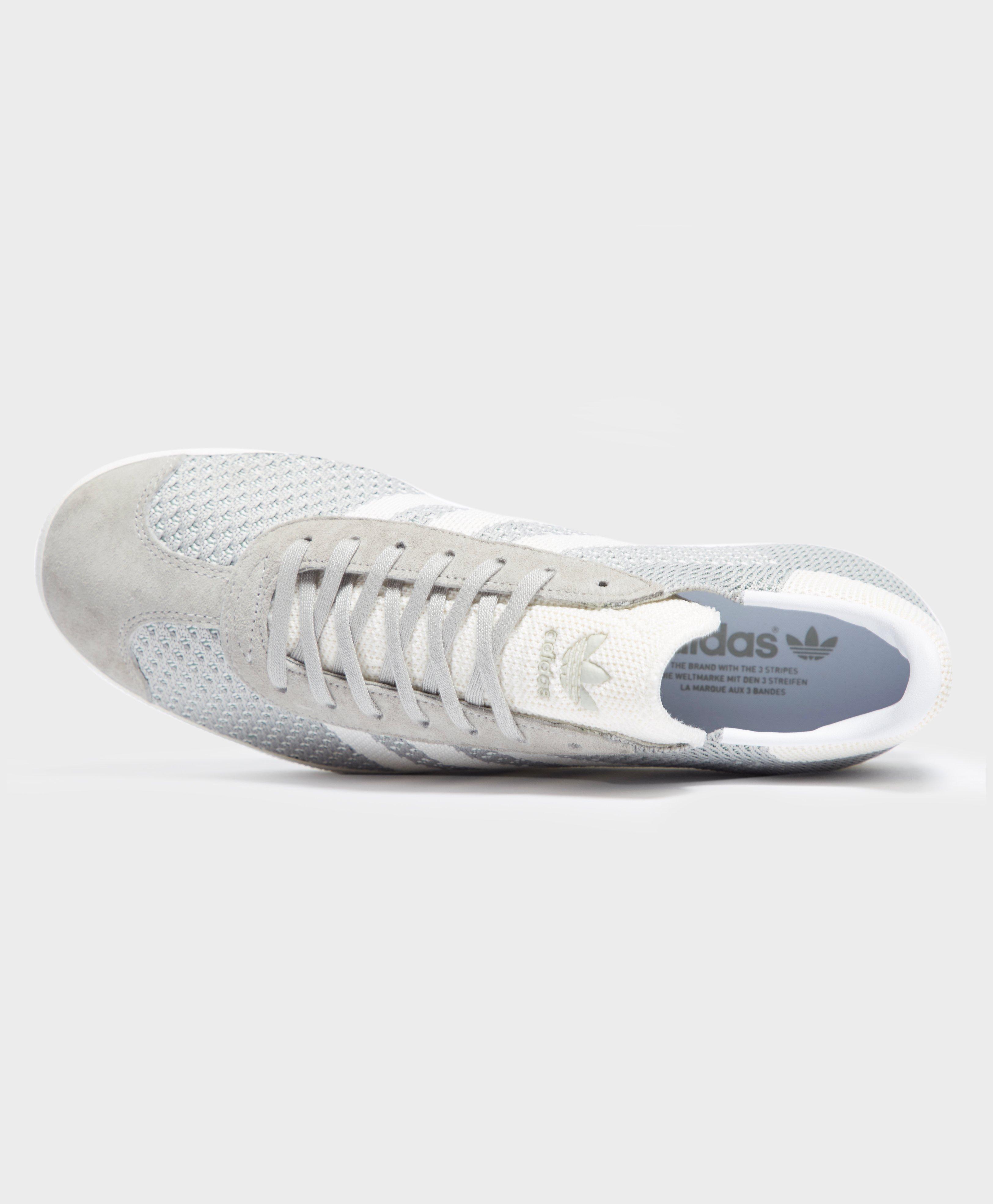 adidas gazelle mens all white
