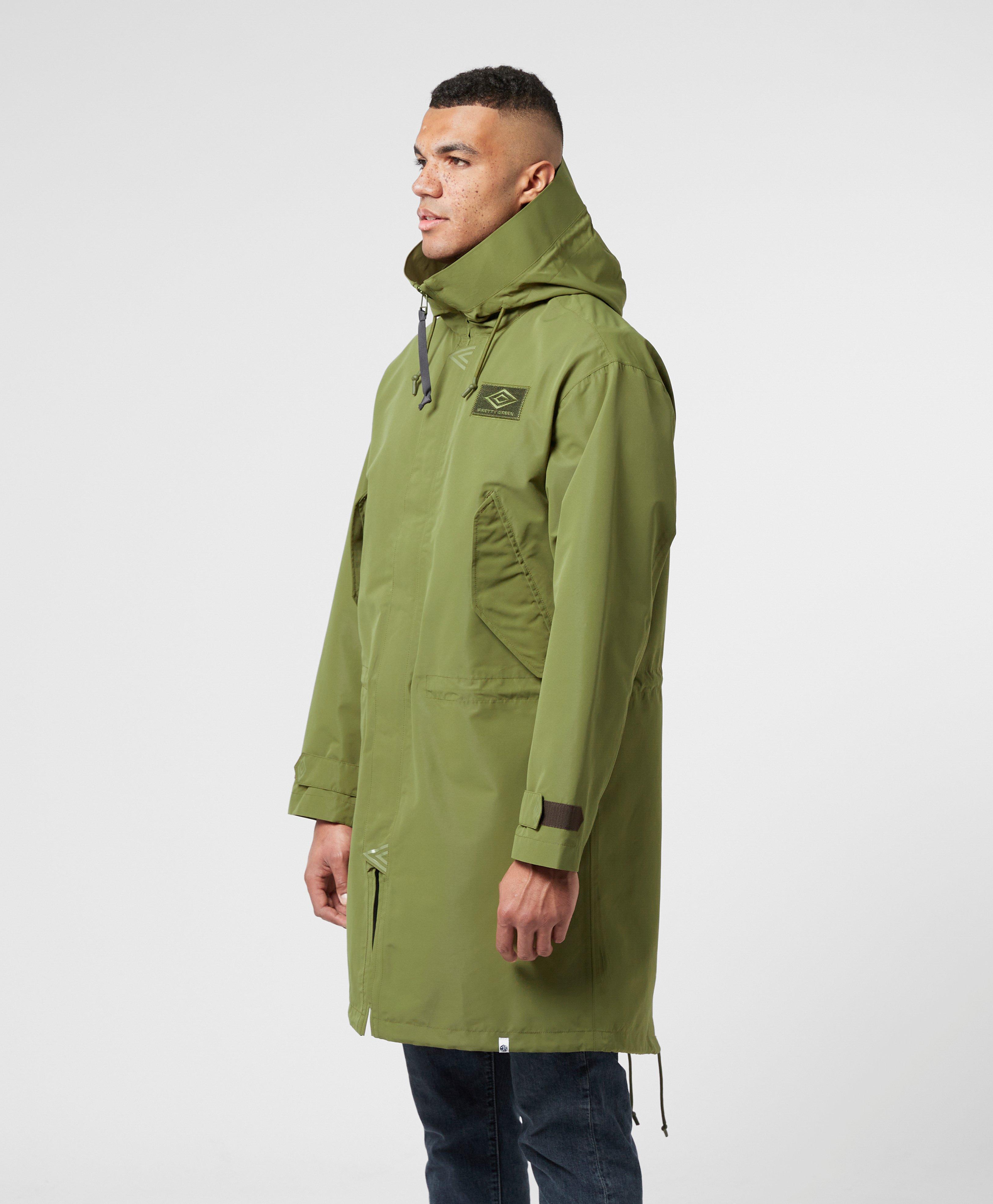 pretty green x umbro parka