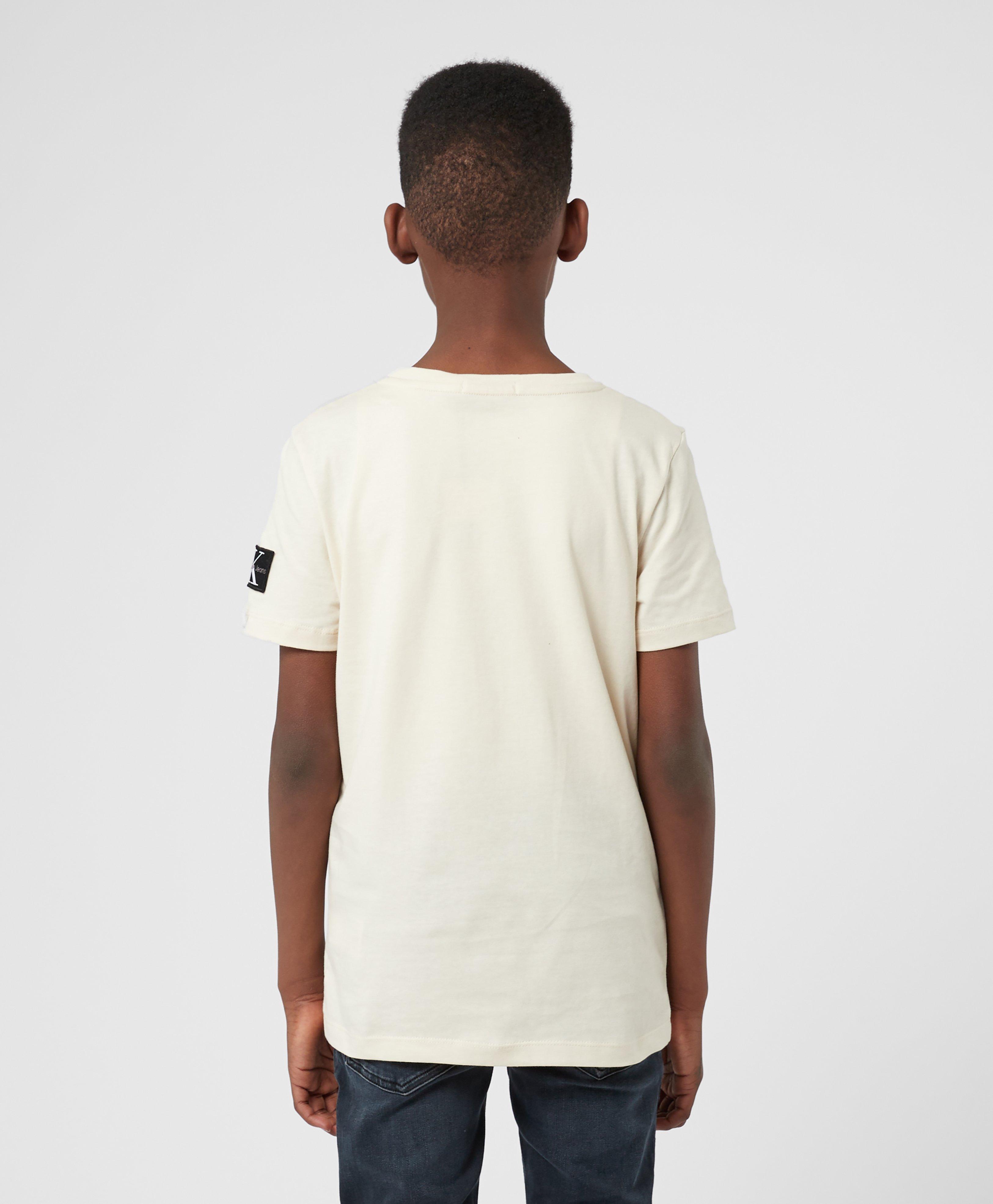 Calvin Klein Badge T-shirt in Natural for Men | Lyst