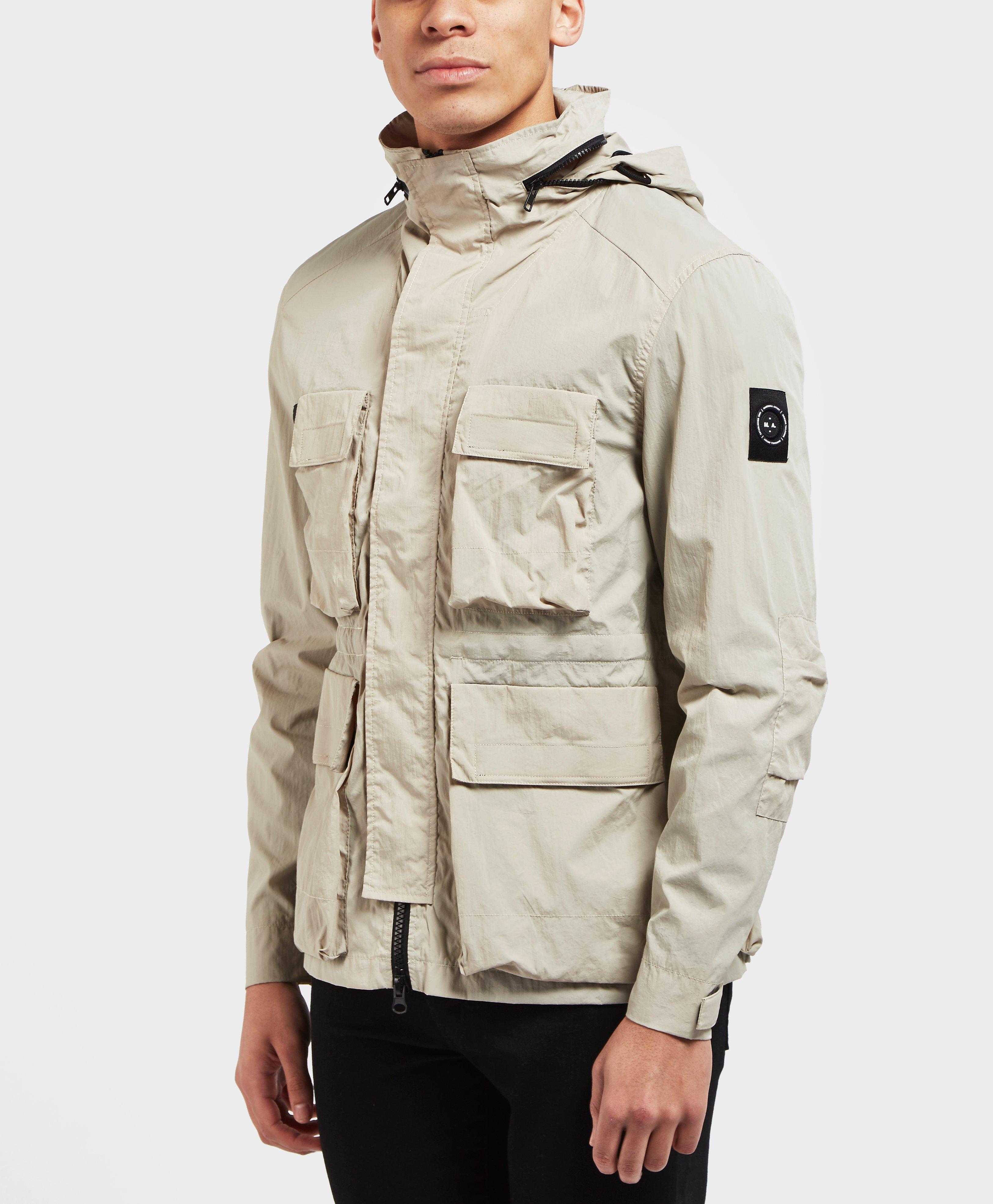 Marshall Artist Satin Padded Compacta Field Jacket in Natural for Men ...