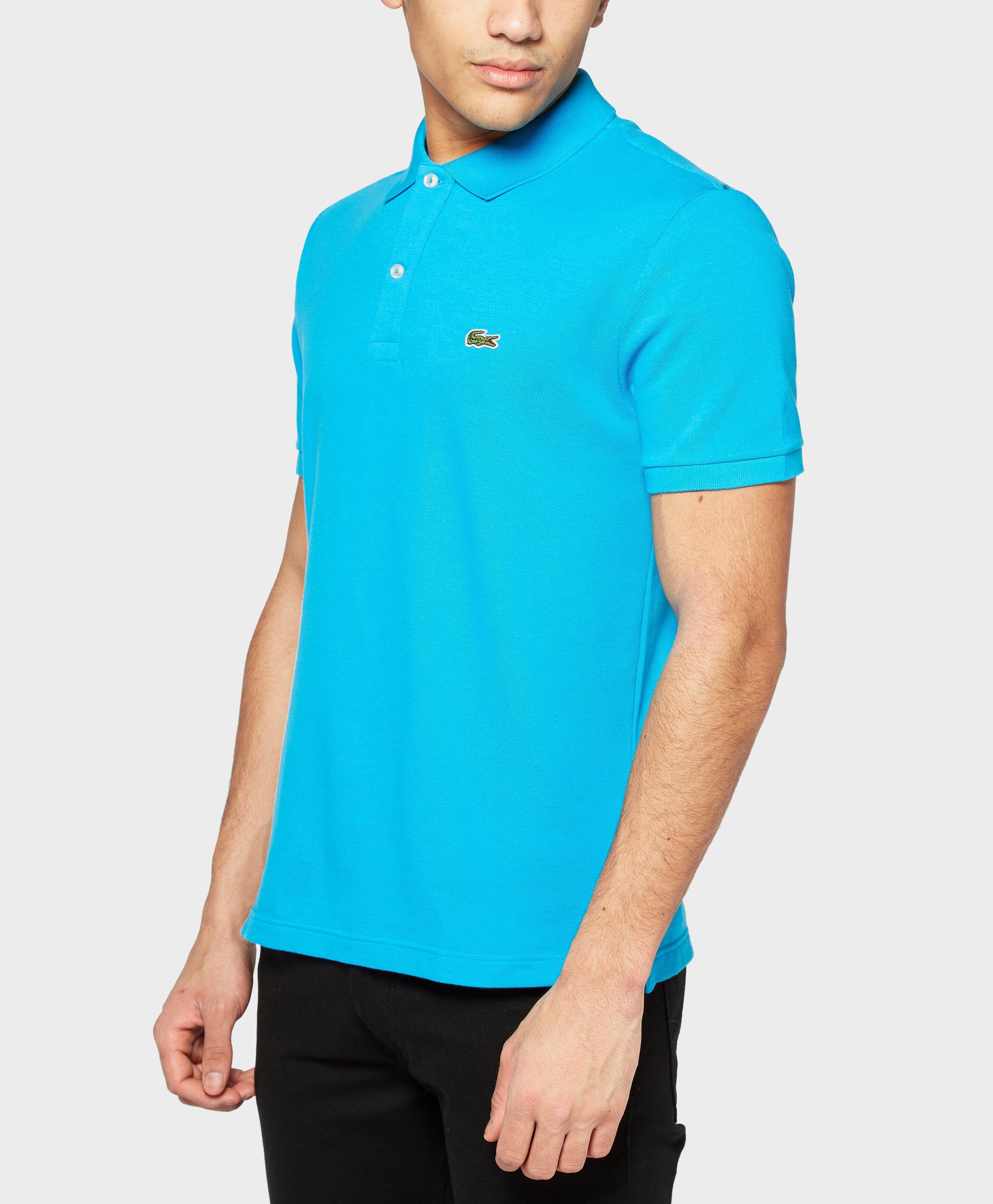 Lyst - Lacoste Slim Fit Polo Shirt in Blue for Men