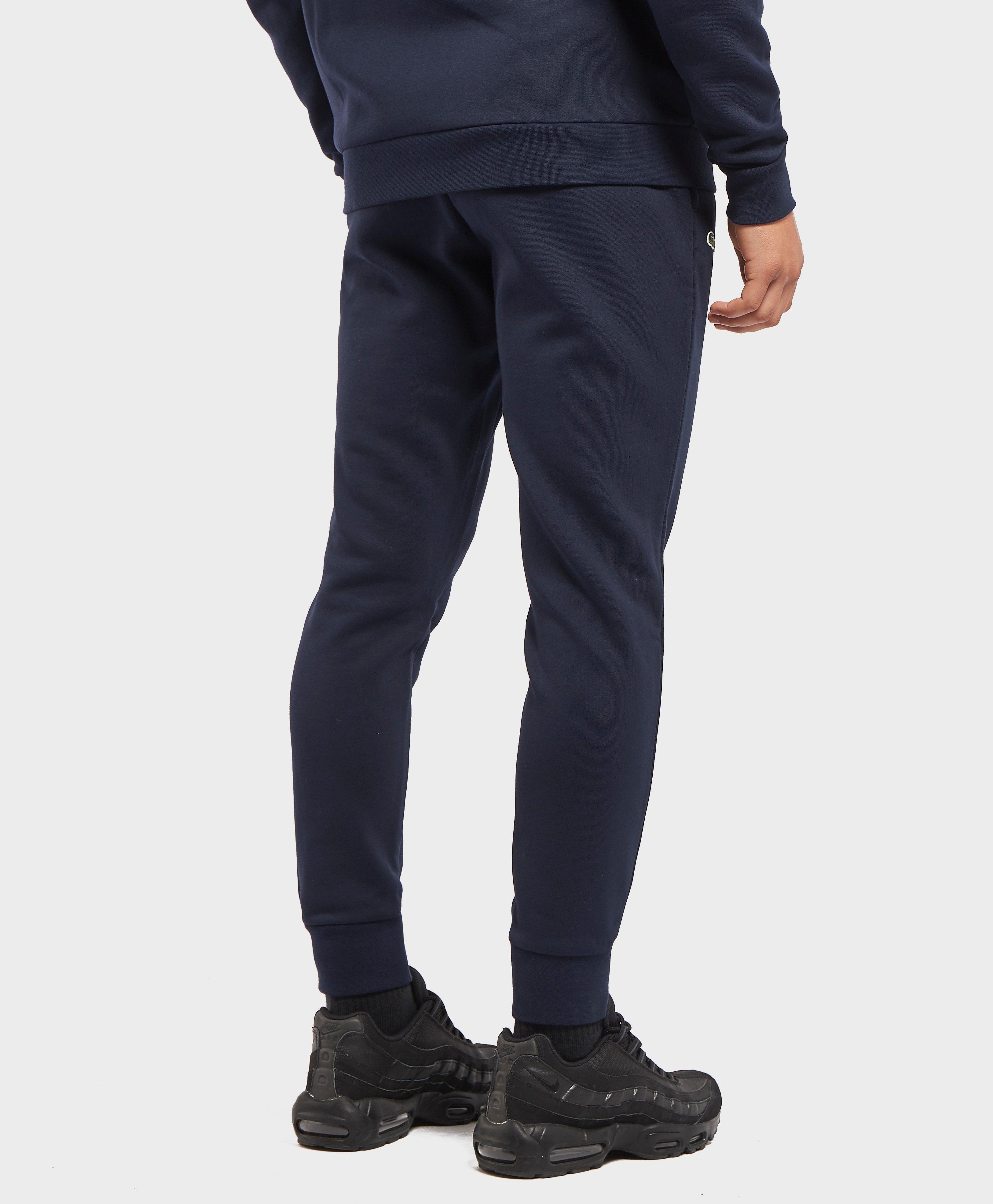 Lacoste Slim Cuffed Fleece Joggers in Blue for Men - Save 50% - Lyst