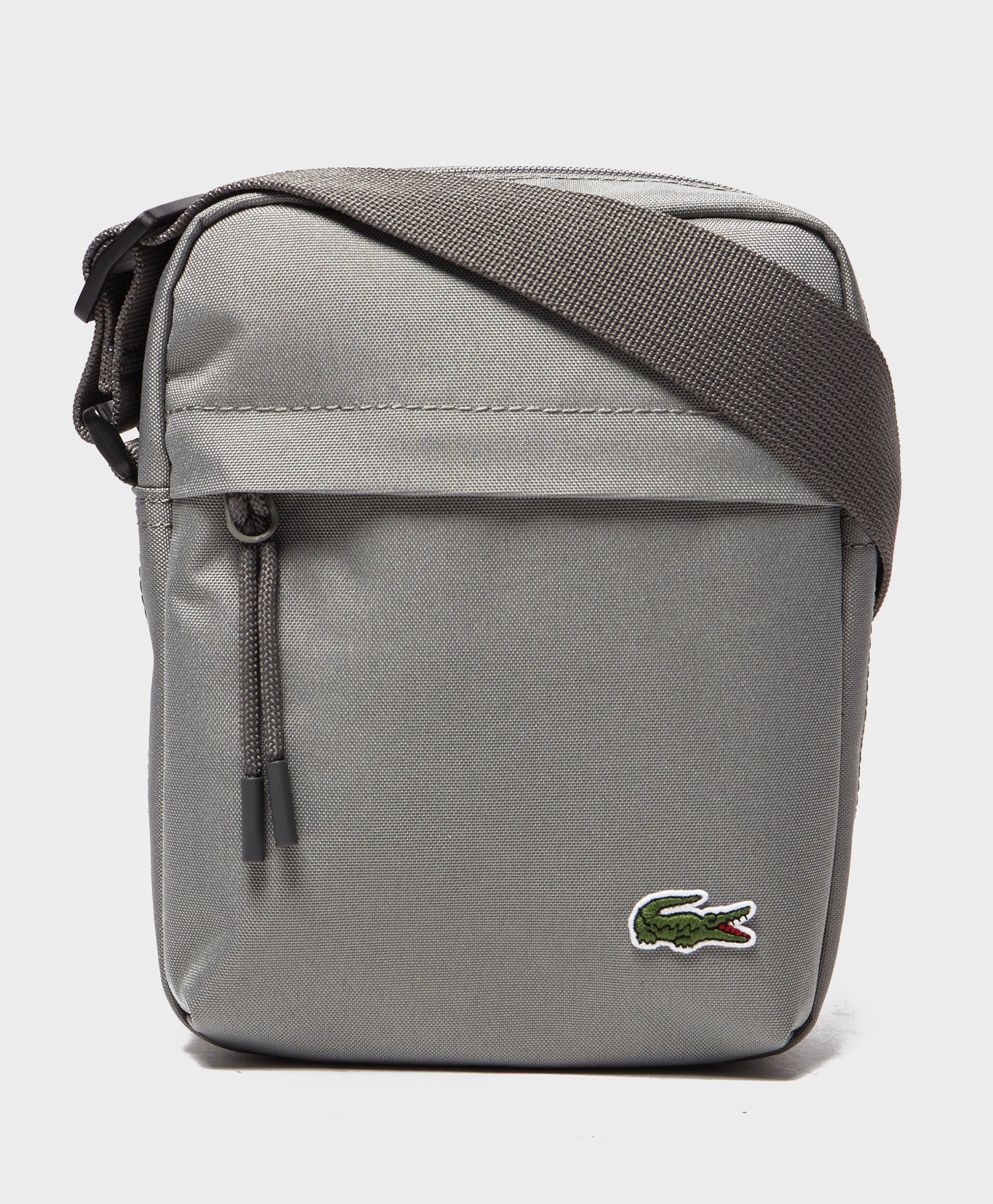 Lyst - Lacoste Mini Bag in Gray for Men