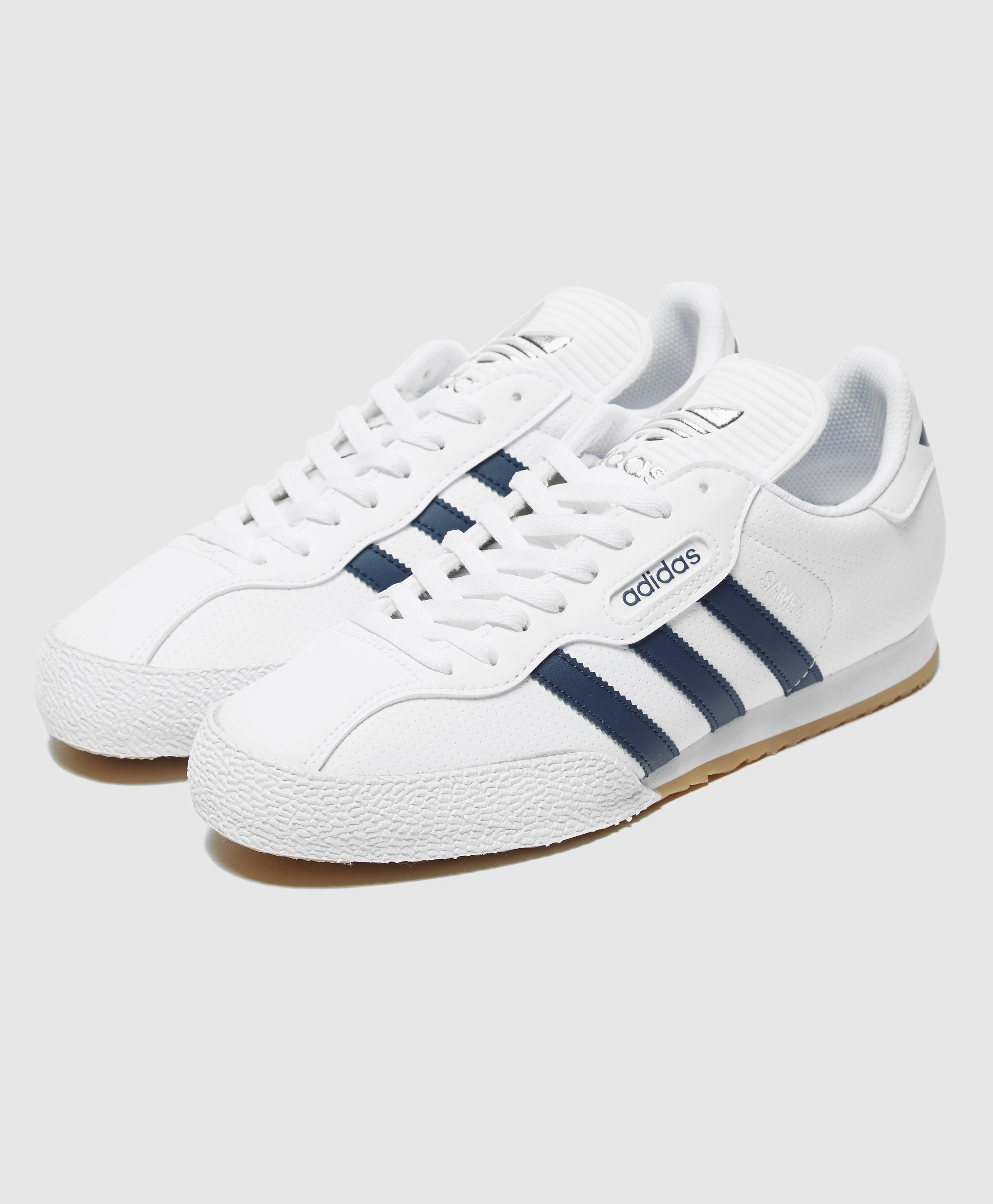 adidas Originals Leather Samba Super in White for Men | Lyst