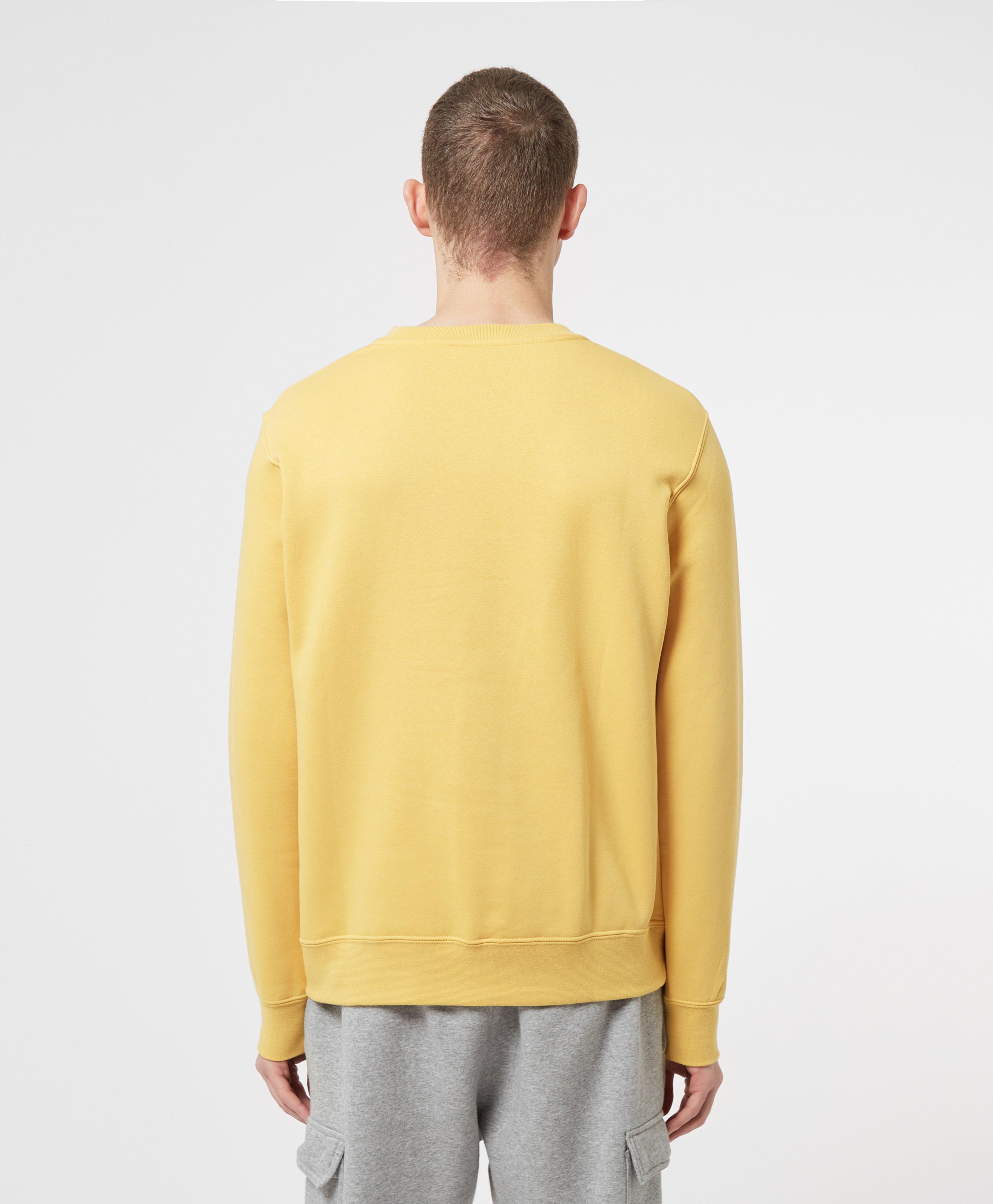 Nike Club Crew Sweatshirt in Yellow for Men - Lyst