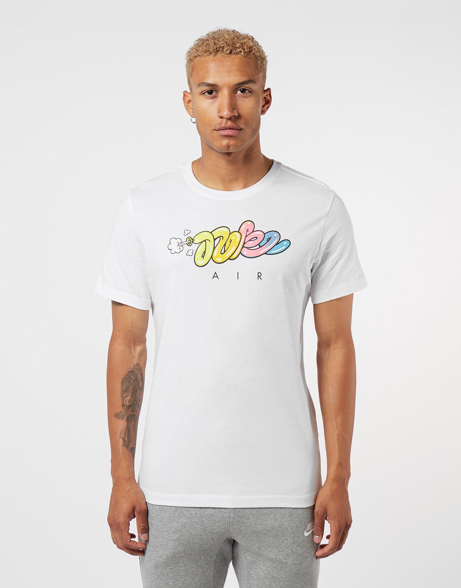 Nike Balloon Short Sleeve T-shirt in White for Men | Lyst