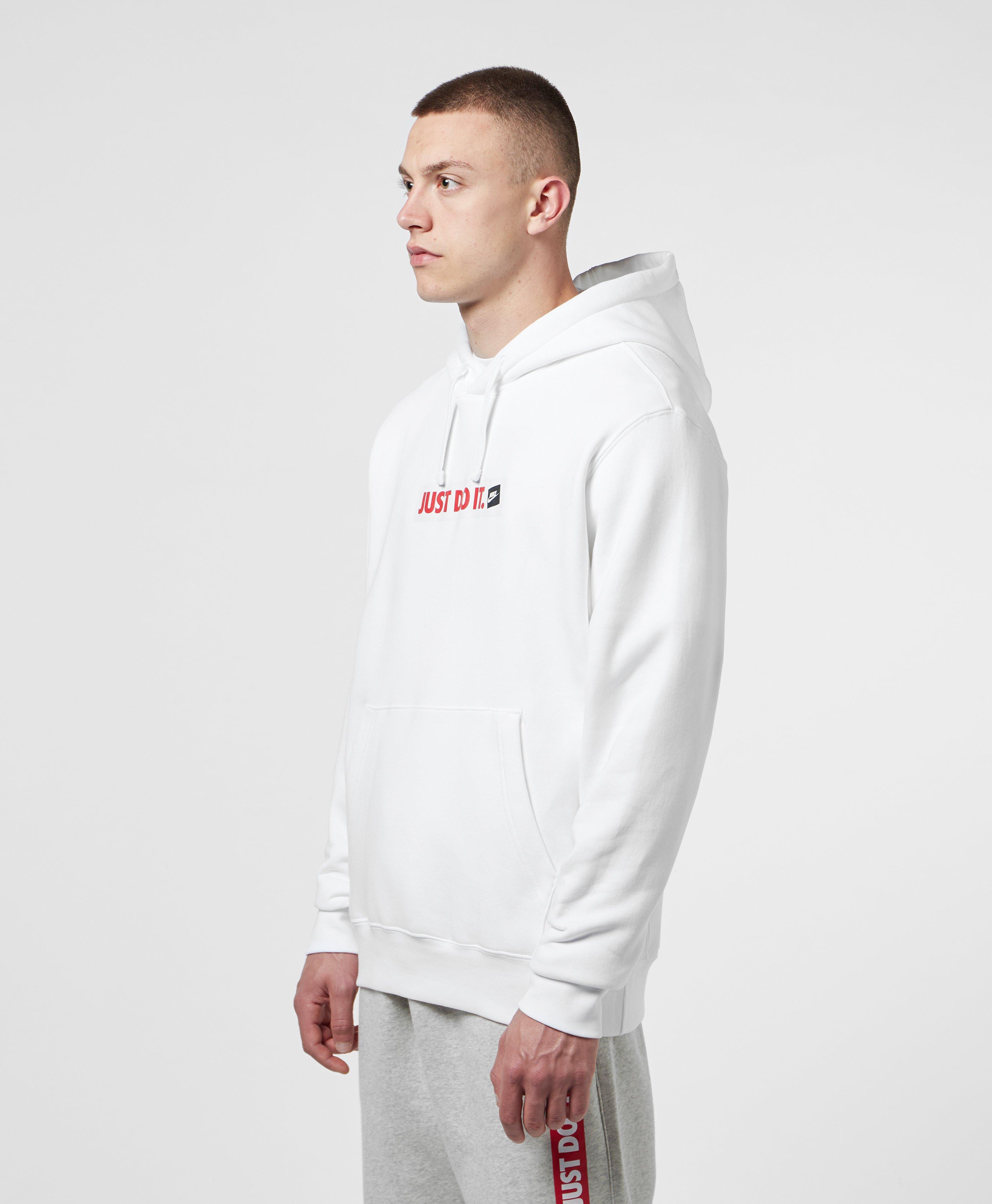 nike just do it embroidered hoodie
