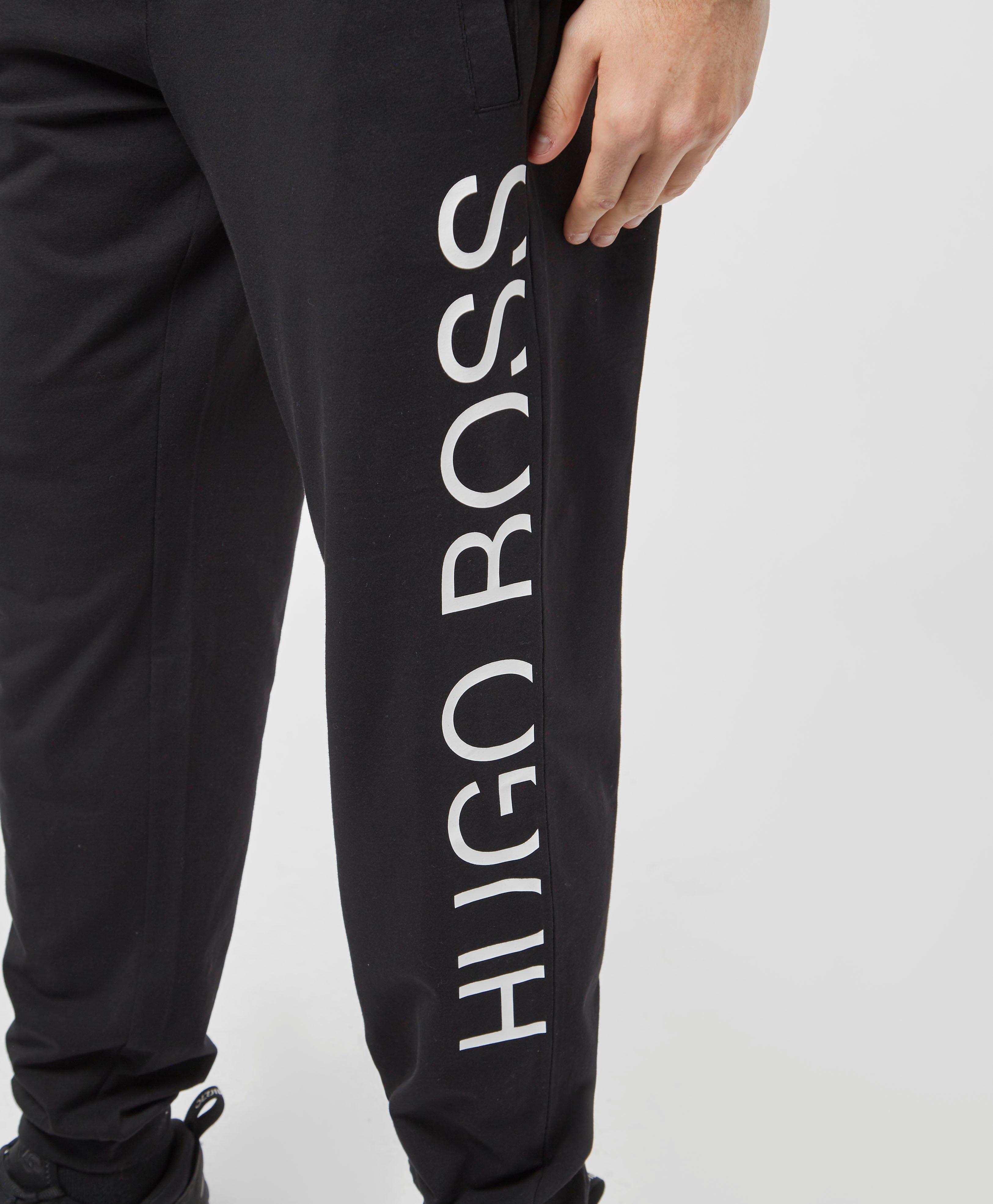 boss logo fleece pants