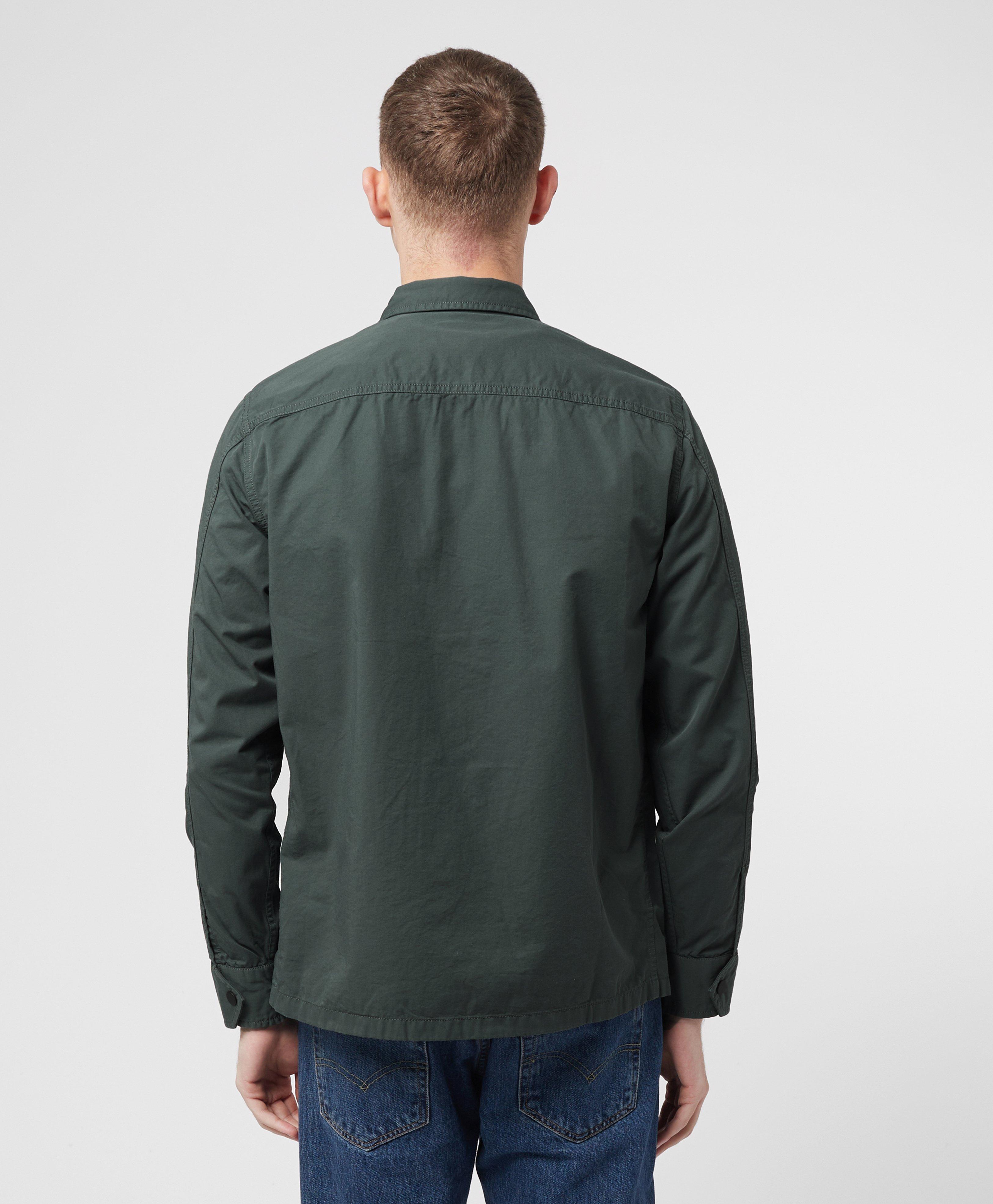 hugo boss overshirt green