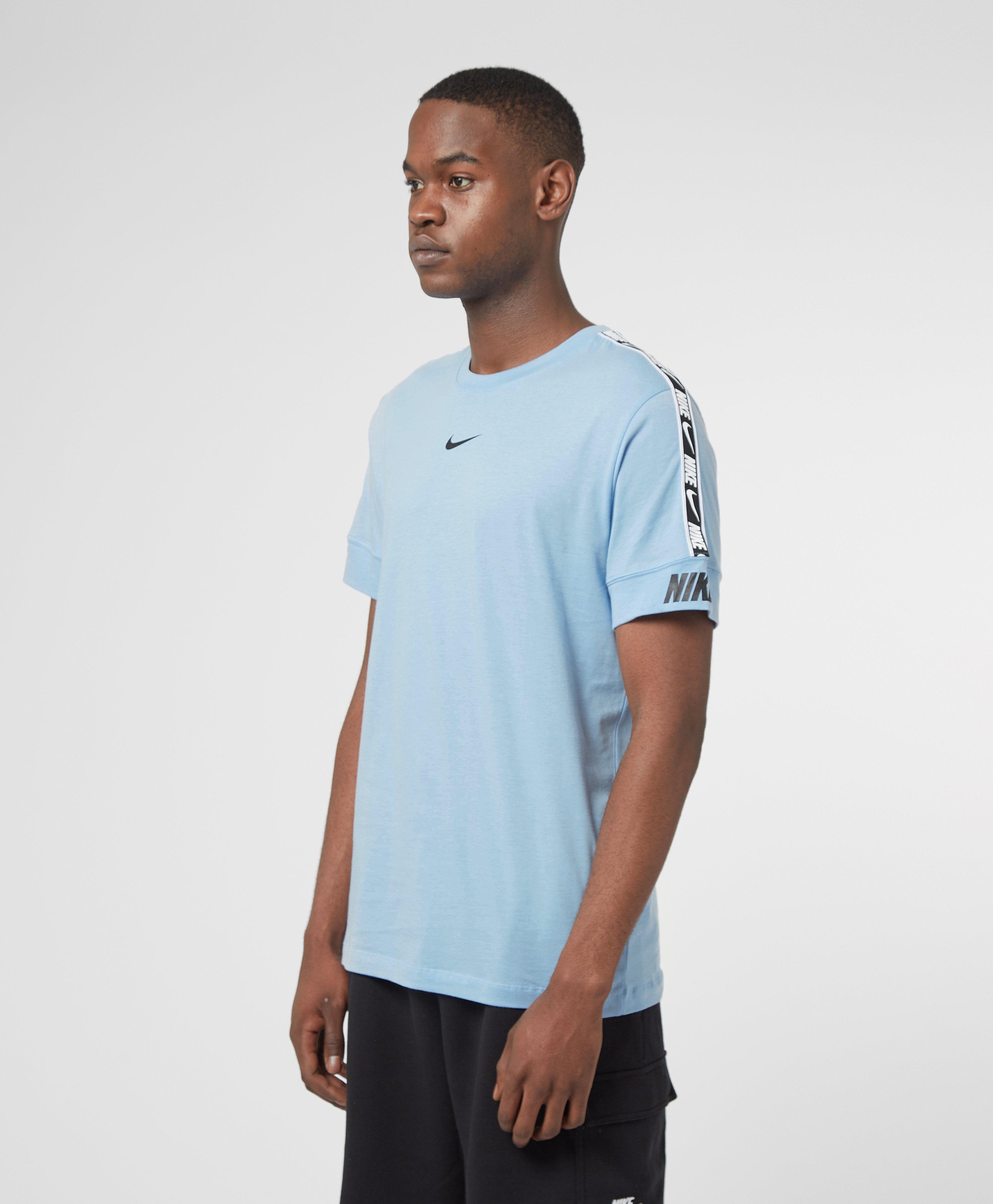 Nike Repeat Tape T-shirt in Blue for Men | Lyst