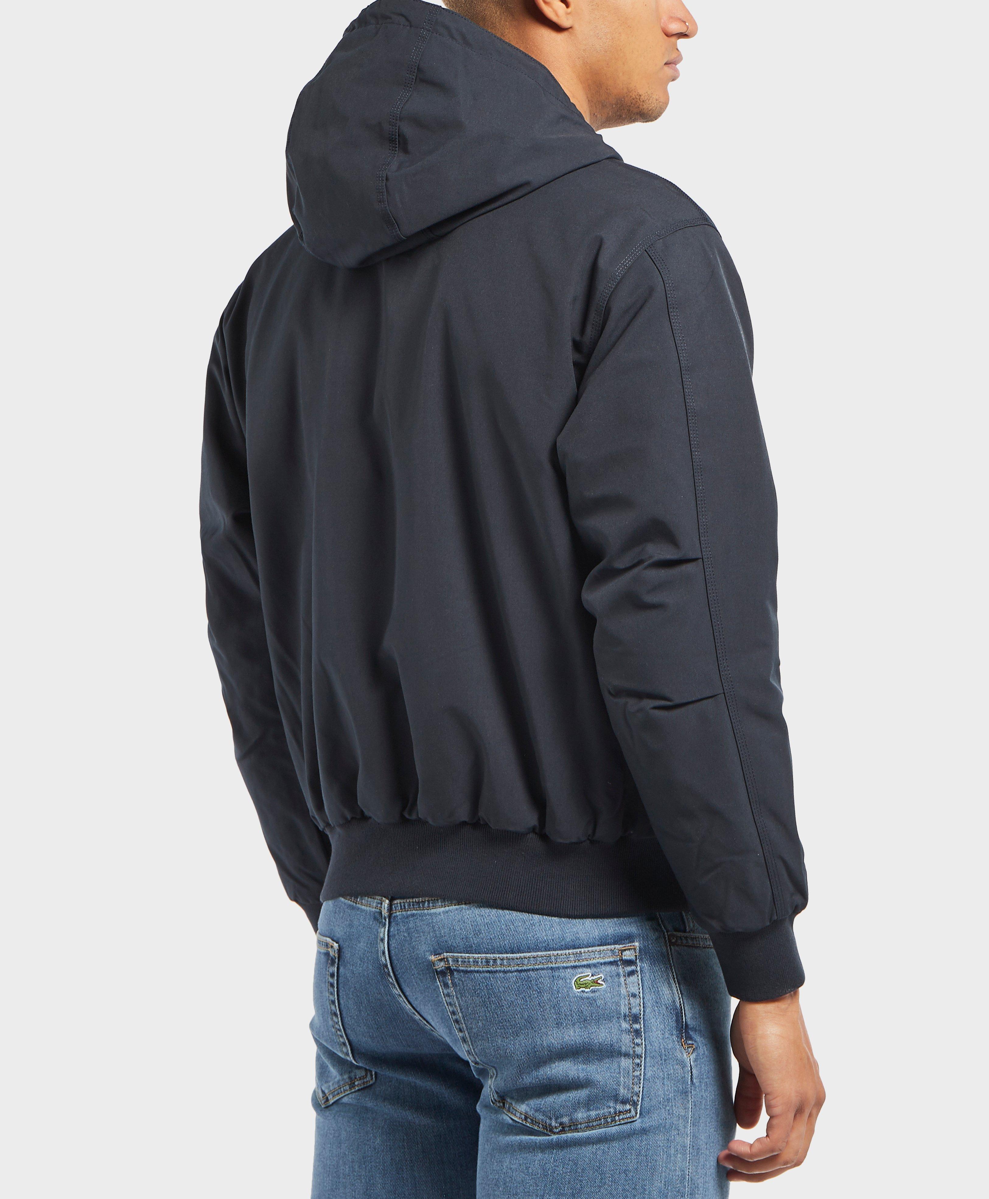 Lacoste Cotton Quilted Twill Hooded Bomber Jacket for Men - Lyst